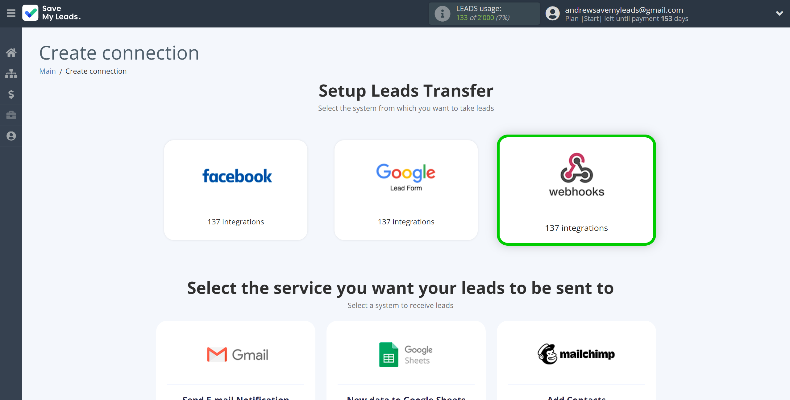 How to Connect Webhooks with Instantly Add lead to campaign | Data Source system selection