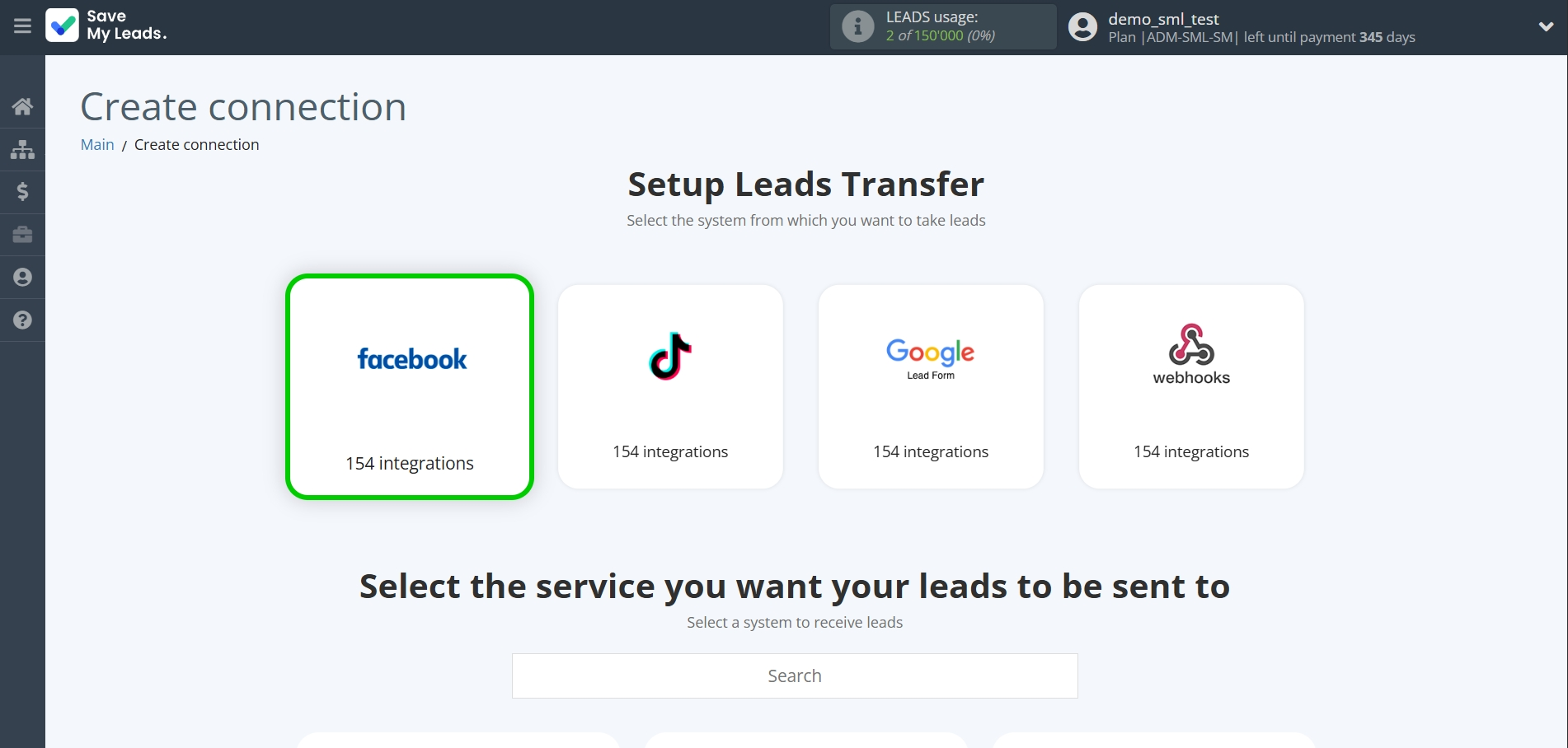 How to Connect Facebook with KeyCRM Create Lead | Data Source system selection How to Connect Facebook with KeyCRM Create Lead | Data Source system selection