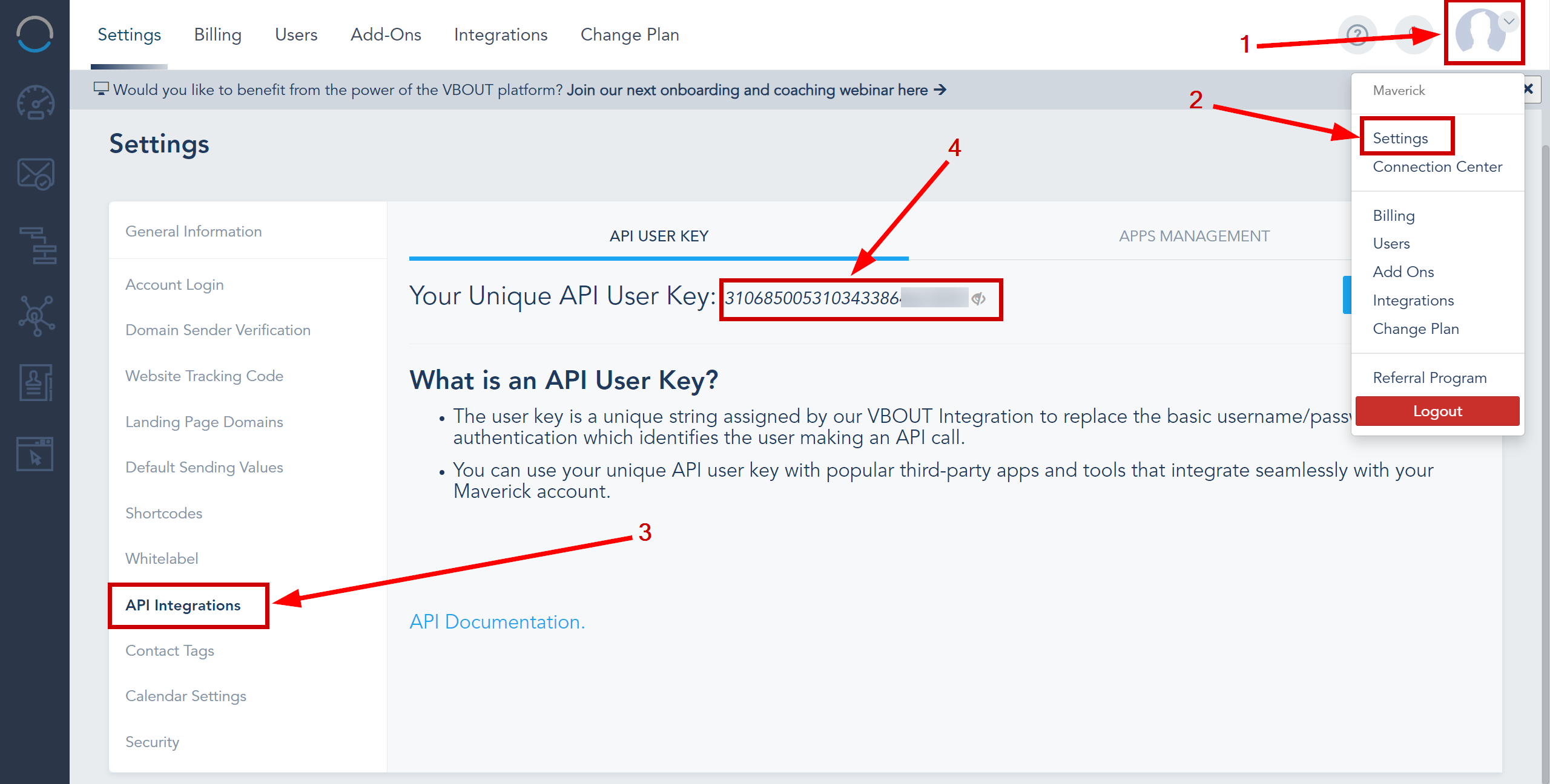 How to Connect Webhooks with Vbout Add Contacts | Data Destination account connection