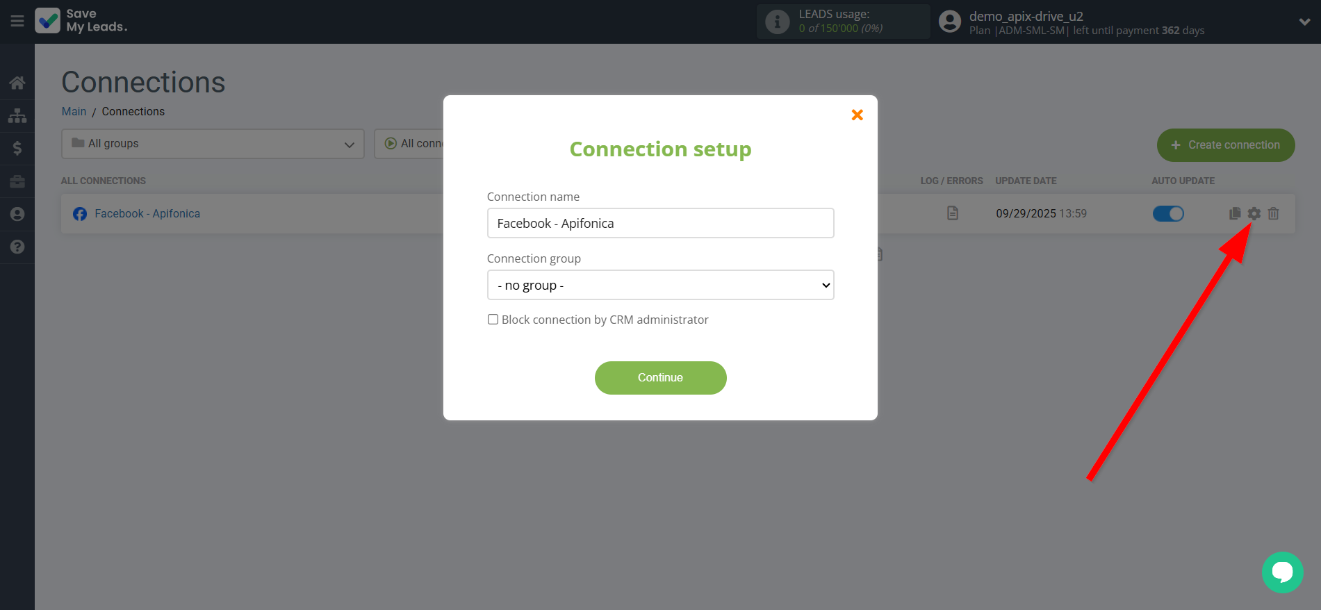 How to Connect Facebook with Apifonica | Name and group connection