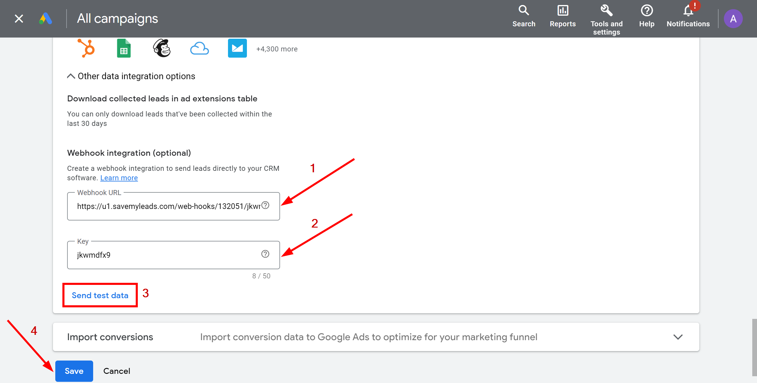 How to Connect Google Lead Form with VerticalResponse | Data Source account connection