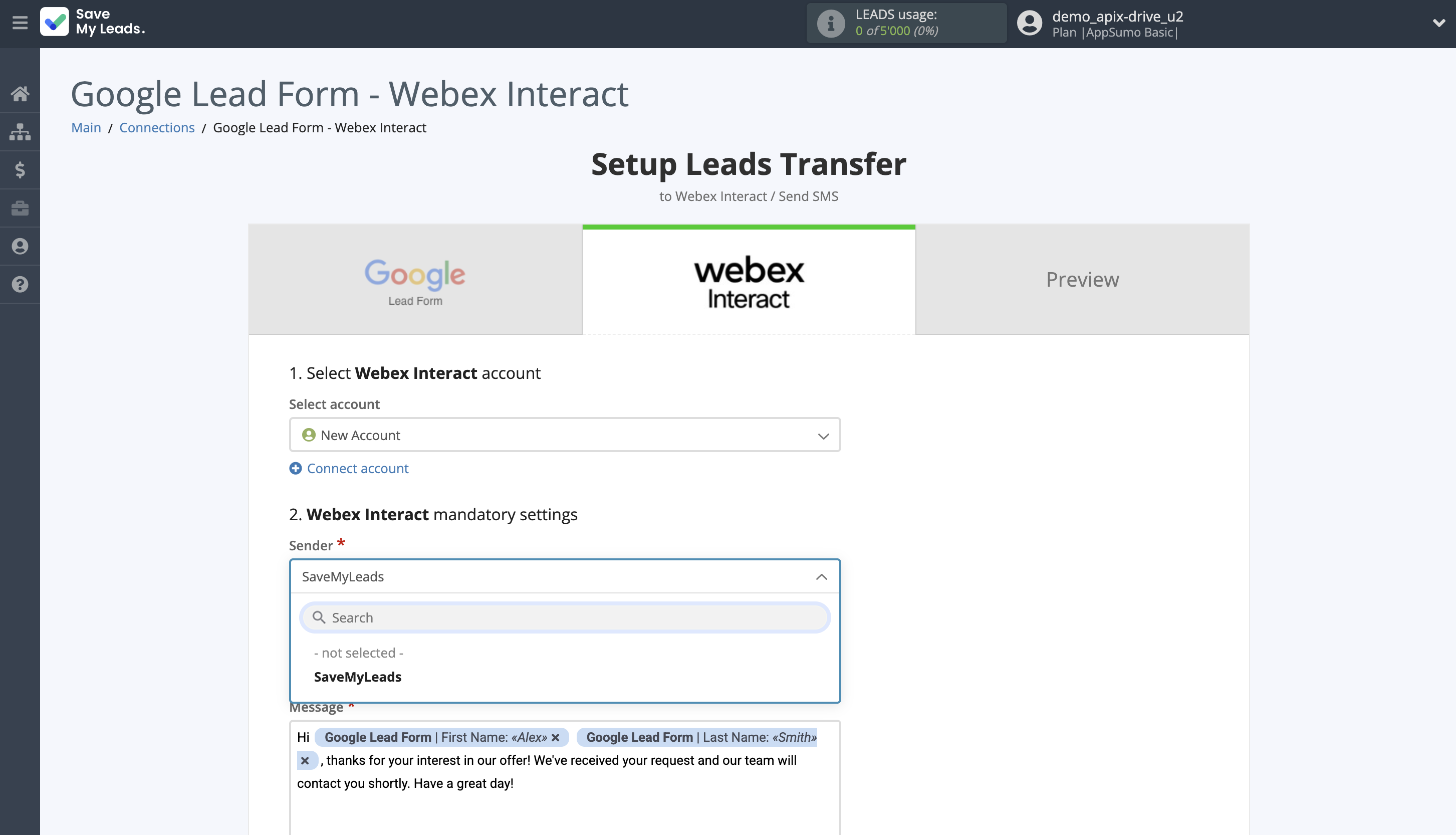 How to Connect Google Lead Form with Webex Interact | Assigning fields How to Connect Google Lead Form with Webex Interact | Assigning fields