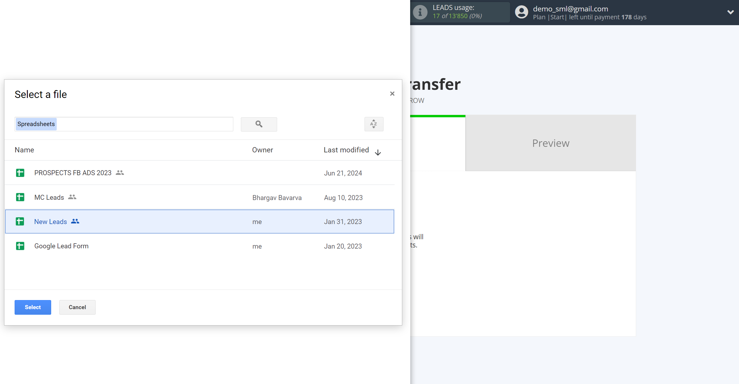 How to Connect TikTok with Google Sheets | Data Destination account connection