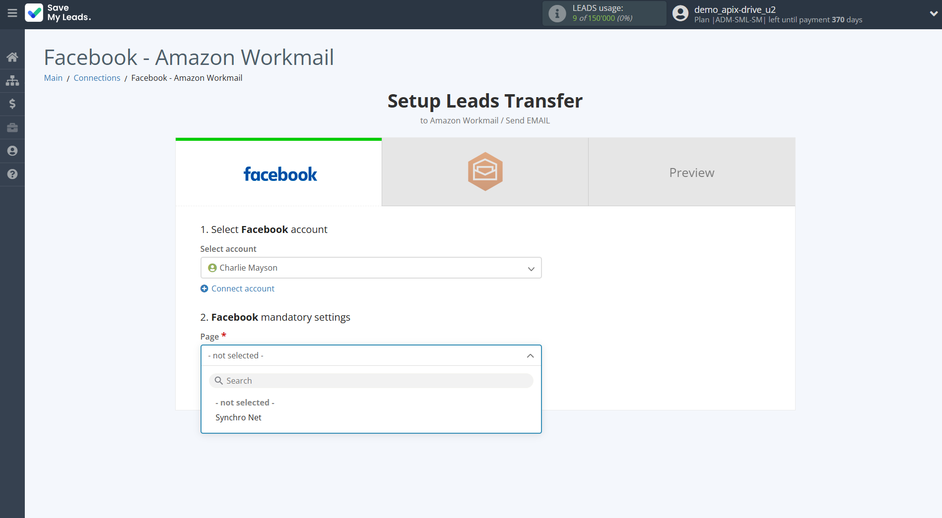 How to Connect Facebook with Amazon Workmail | Data Source account connection How to Connect Facebook with Amazon Workmail | Data Source account connection