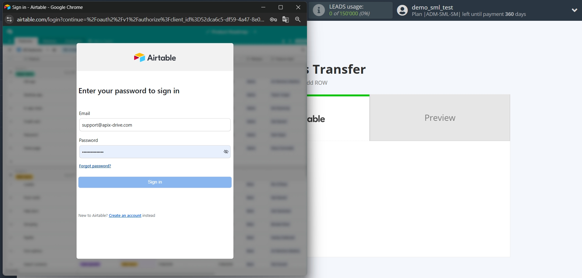 How to Connect Facebook with AirTable | Data Destination account connection