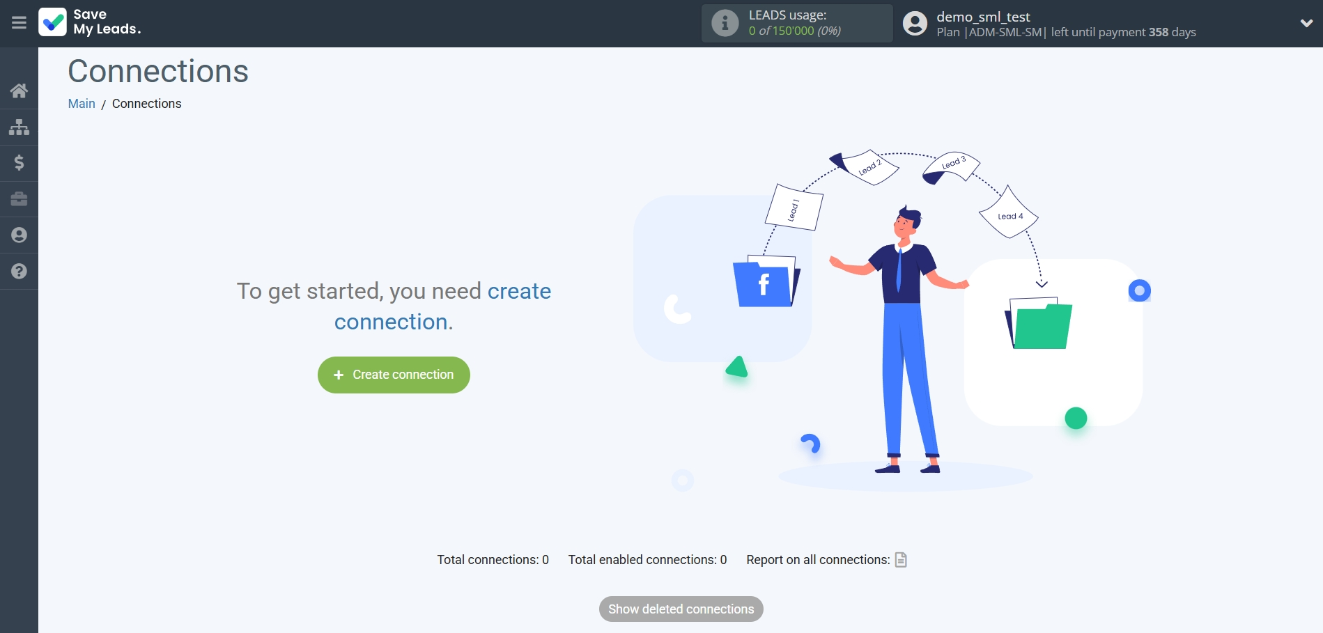 How to Connect Facebook with Clickatell | Create connection