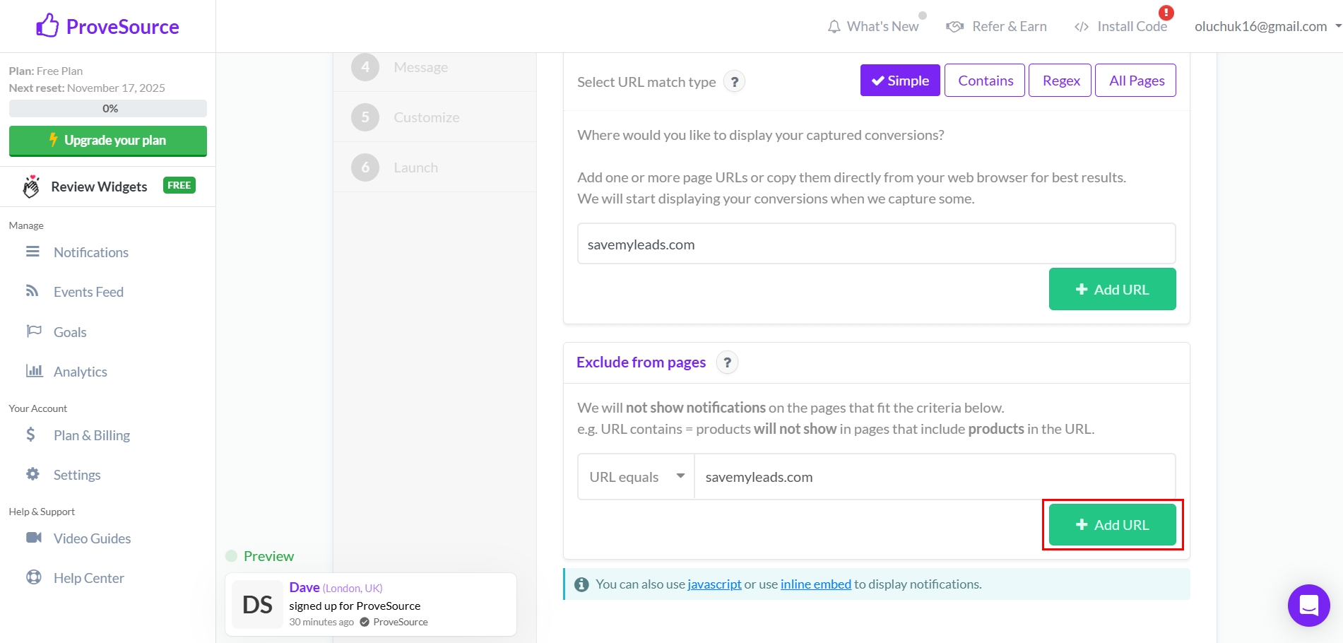 How to Connect Facebook  with ProveSource | Data Destination account connection How to Connect Facebook  with ProveSource | Data Destination account connection