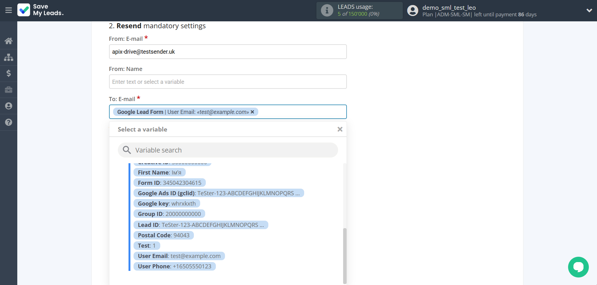 How to Connect Google Lead Form with Resend (Send Email)  | Assigning fields