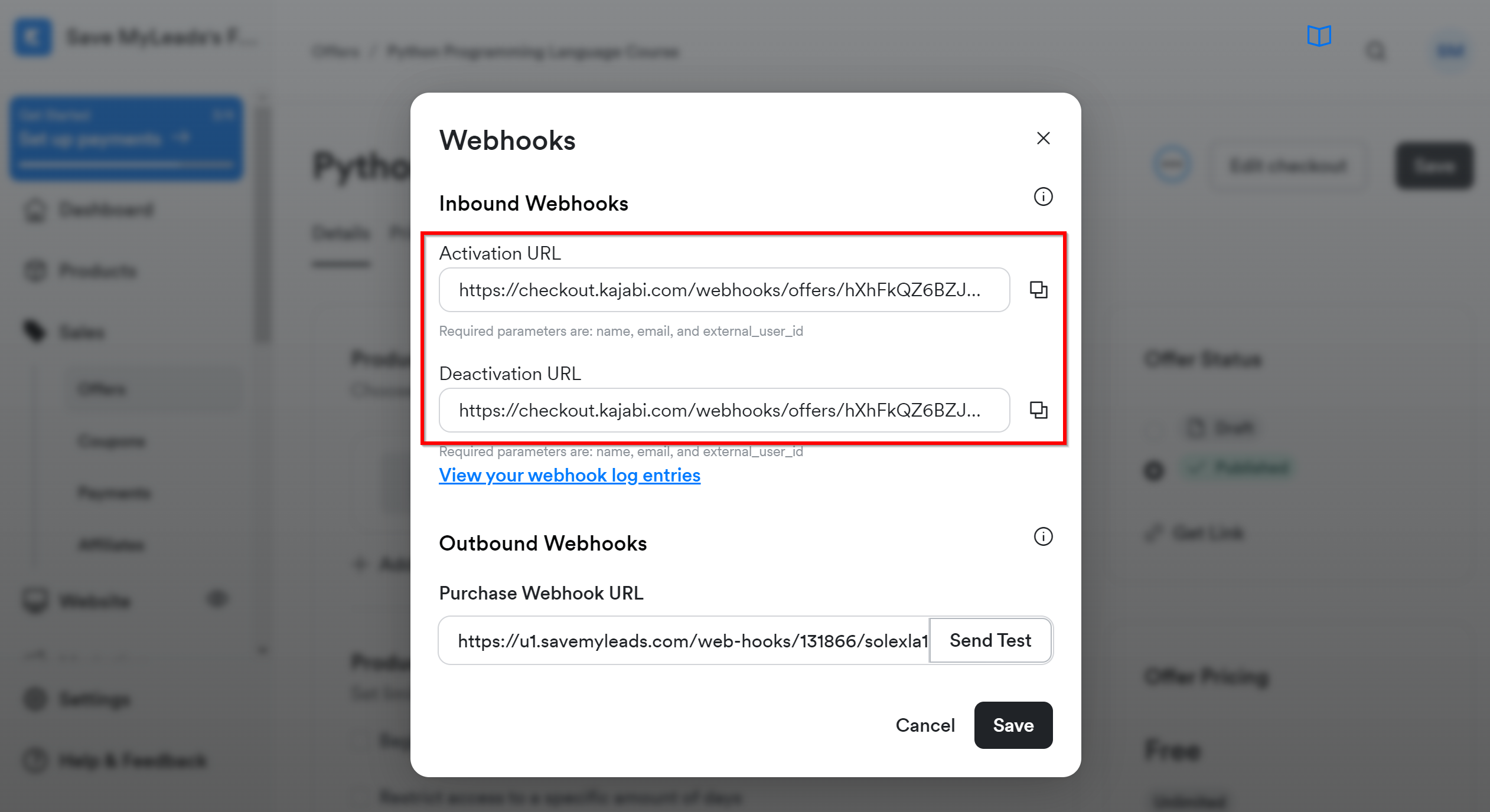 How to Connect Webhooks with Kajabi | Data Destination account connection