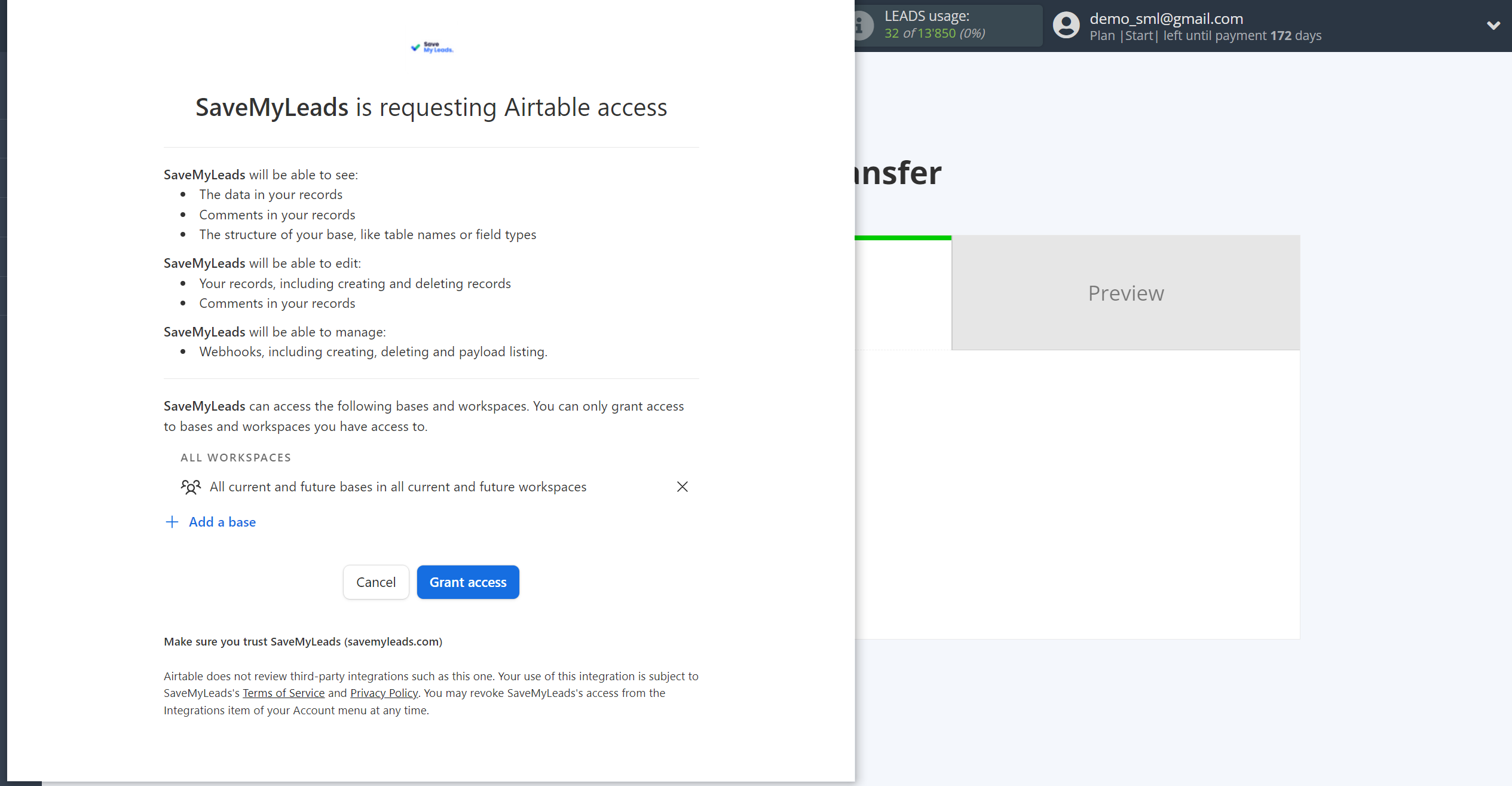 How to Connect TikTok with AirTable | Data Destination account connection