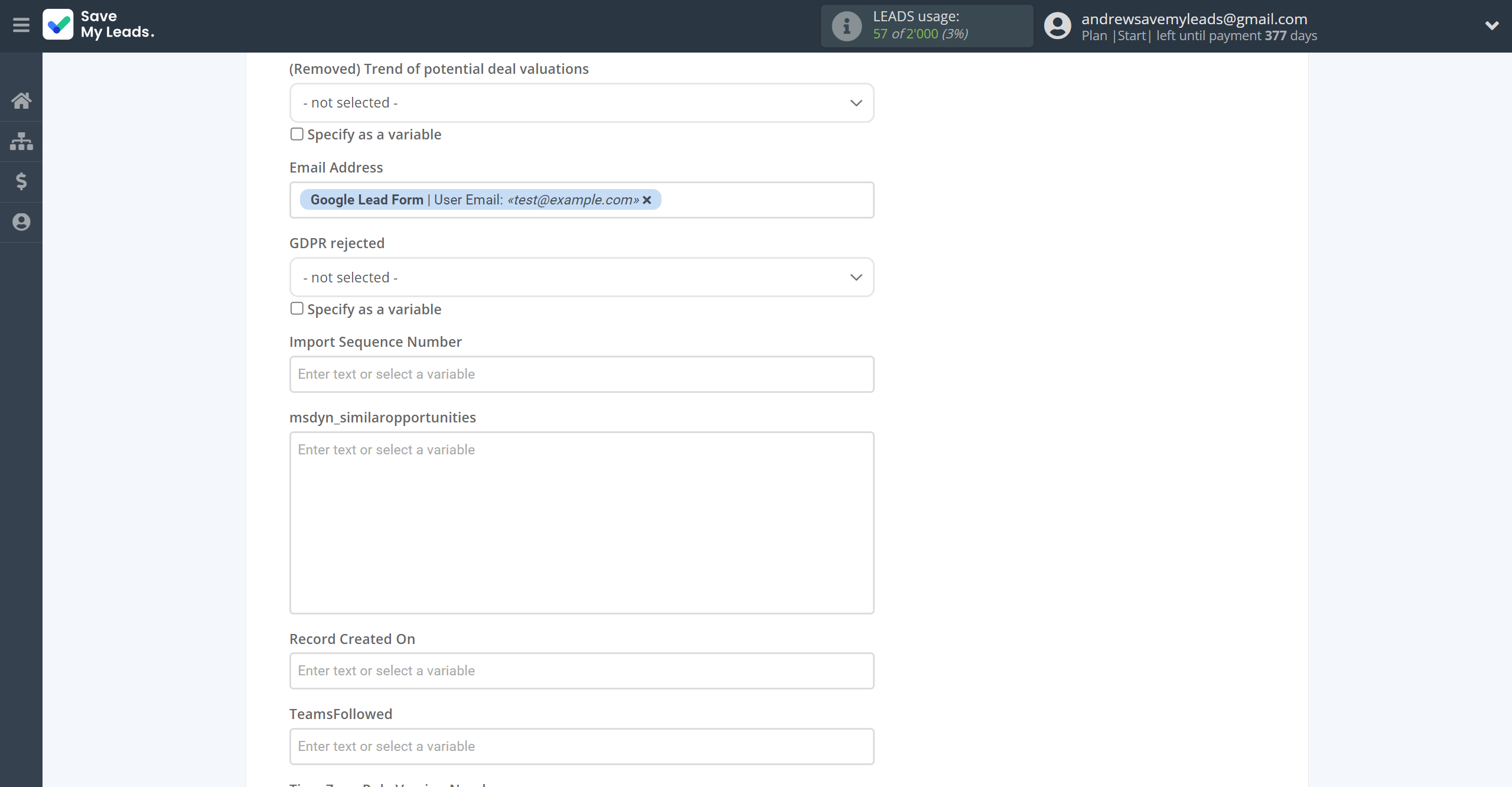 How to Connect Google Lead Form with Microsoft Dynamics 365 Create Opportunity | Assigning fields