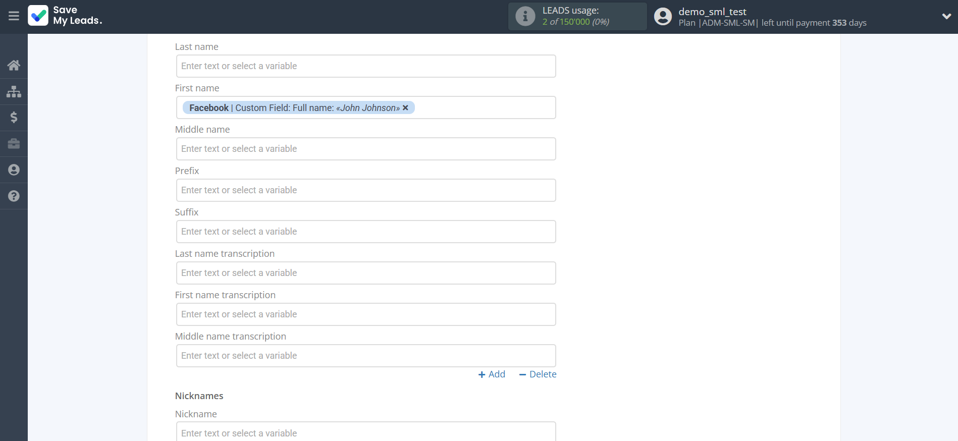 How to Connect Facebook with Google Contacts | Assigning fields How to Connect Facebook with Google Contacts | Assigning fields