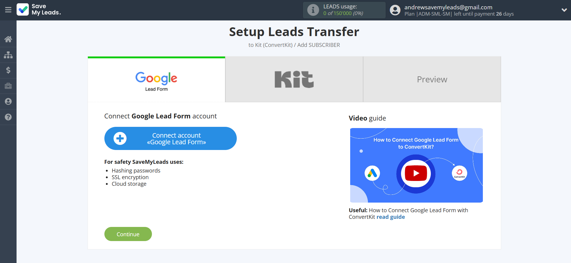 How to Connect Google Lead Form with Kit (ConvertKit) | Data Source account connection How to Connect Google Lead Form with Kit (ConvertKit) | Data Source account connection