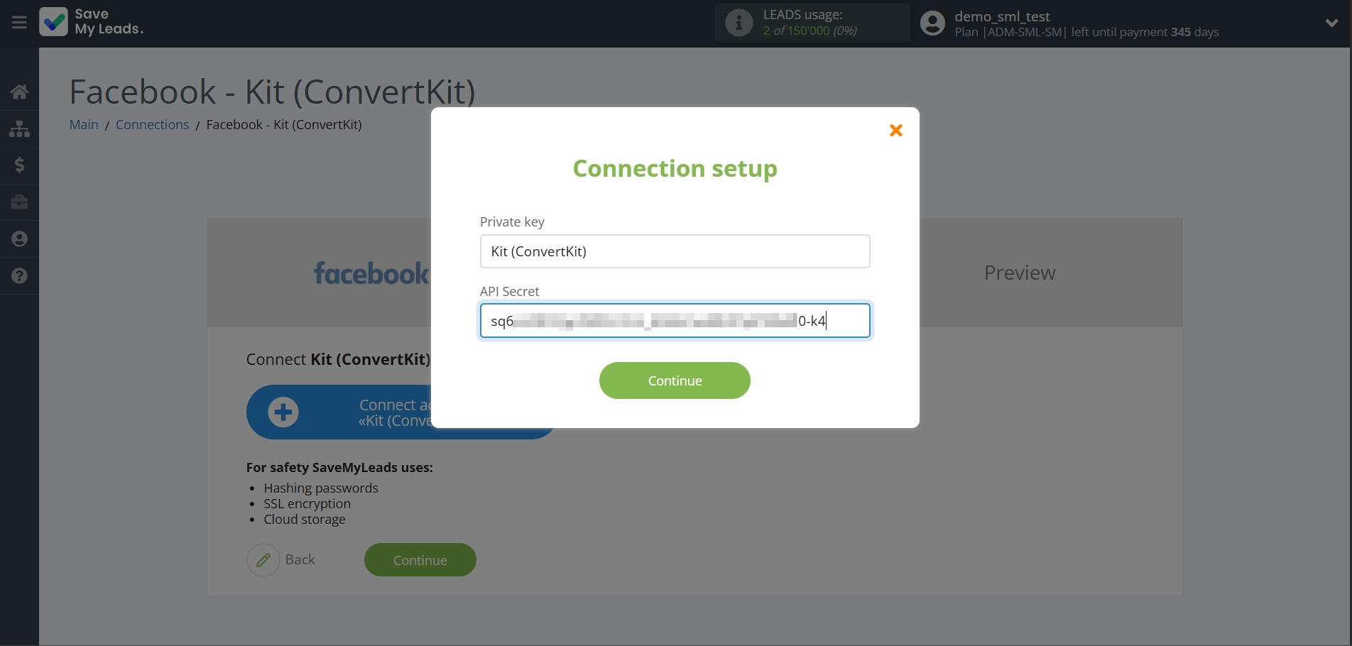 How to Connect Facebook with Kit (ConvertKit) | Data Destination account connection How to Connect Facebook with Kit (ConvertKit) | Data Destination account connection