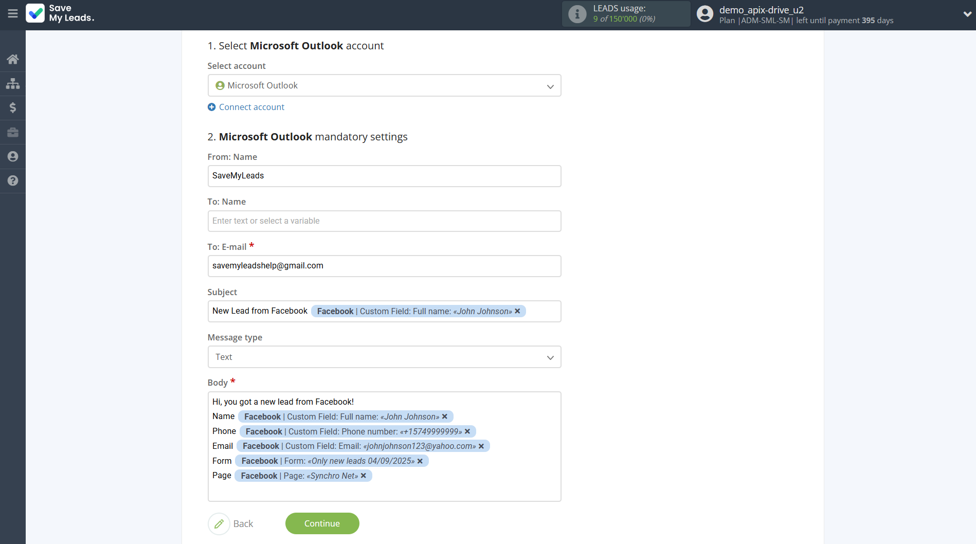 How to Connect Facebook with Microsoft Outlook | Assigning fields How to Connect Facebook with Microsoft Outlook | Assigning fields