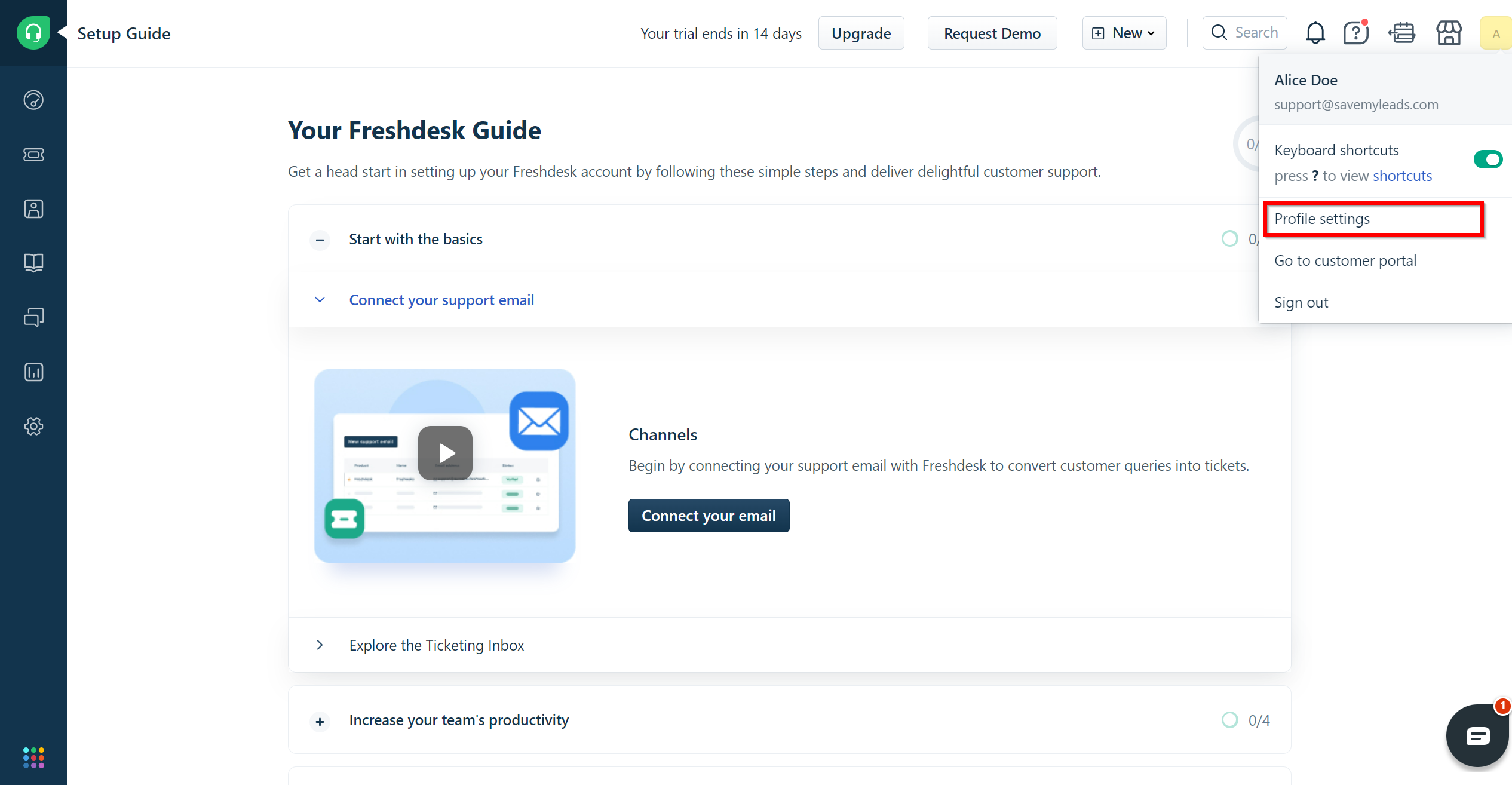 How to Connect TikTok with Freshdesk Create Contacts | Data Destination account connection