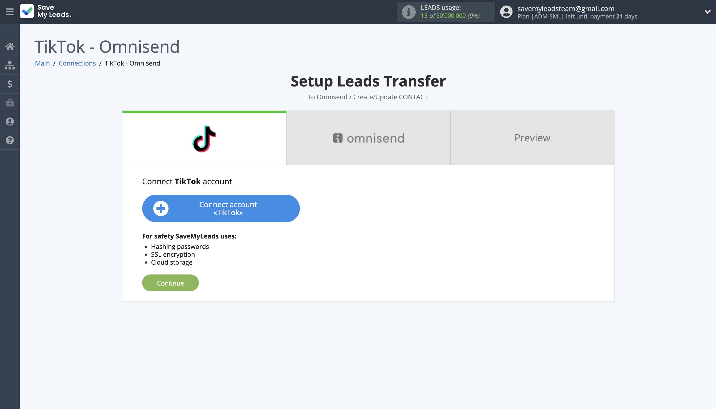 How to Connect TikTok with Omnisend Create Contact | Data Source account connection How to Connect TikTok with Omnisend Create Contact | Data Source account connection