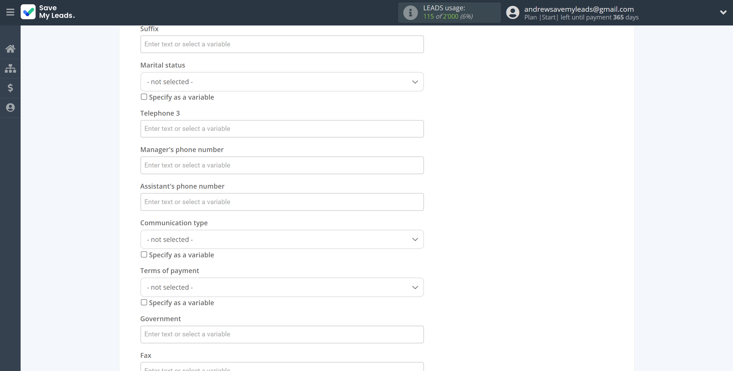 How to Connect Webhooks with Microsoft Dynamics 365 Create Contacts | Assigning fields