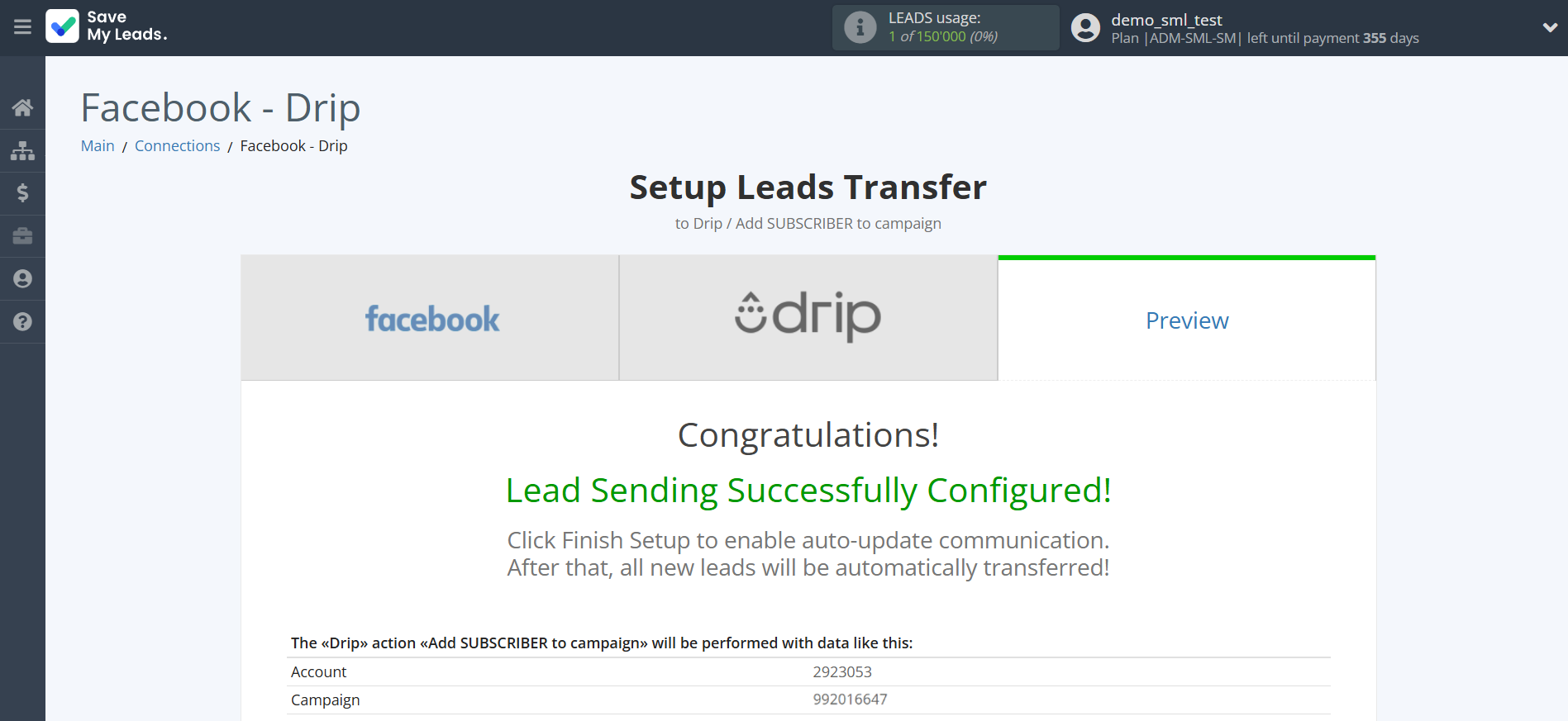 How to Connect Facebook with Drip Add Subscribers to campaign | Test data How to Connect Facebook with Drip Add Subscribers to campaign | Test data