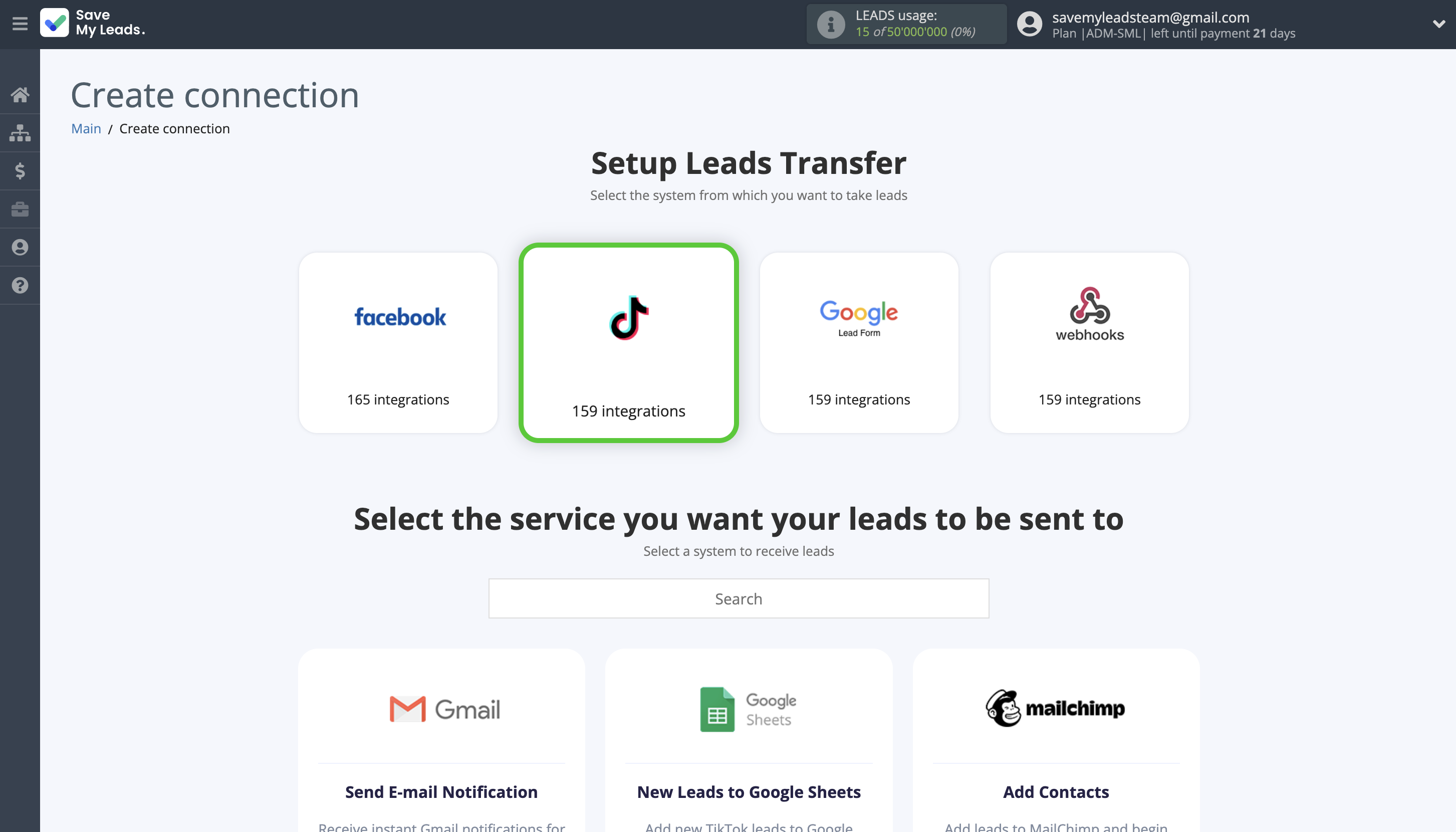 How to Connect TikTok with Omnisend Create Contact | Data Source system selection How to Connect TikTok with Omnisend Create Contact | Data Source system selection
