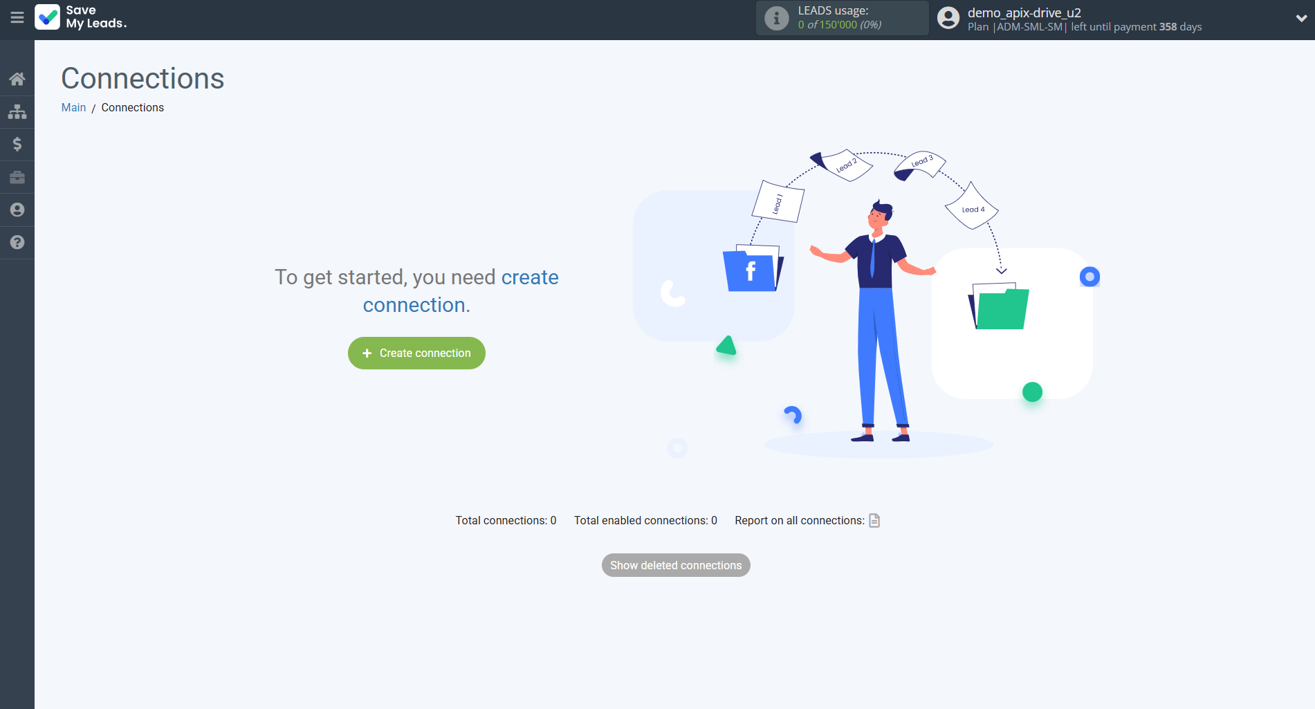 How to Connect Facebook with Corezoid | Create connection