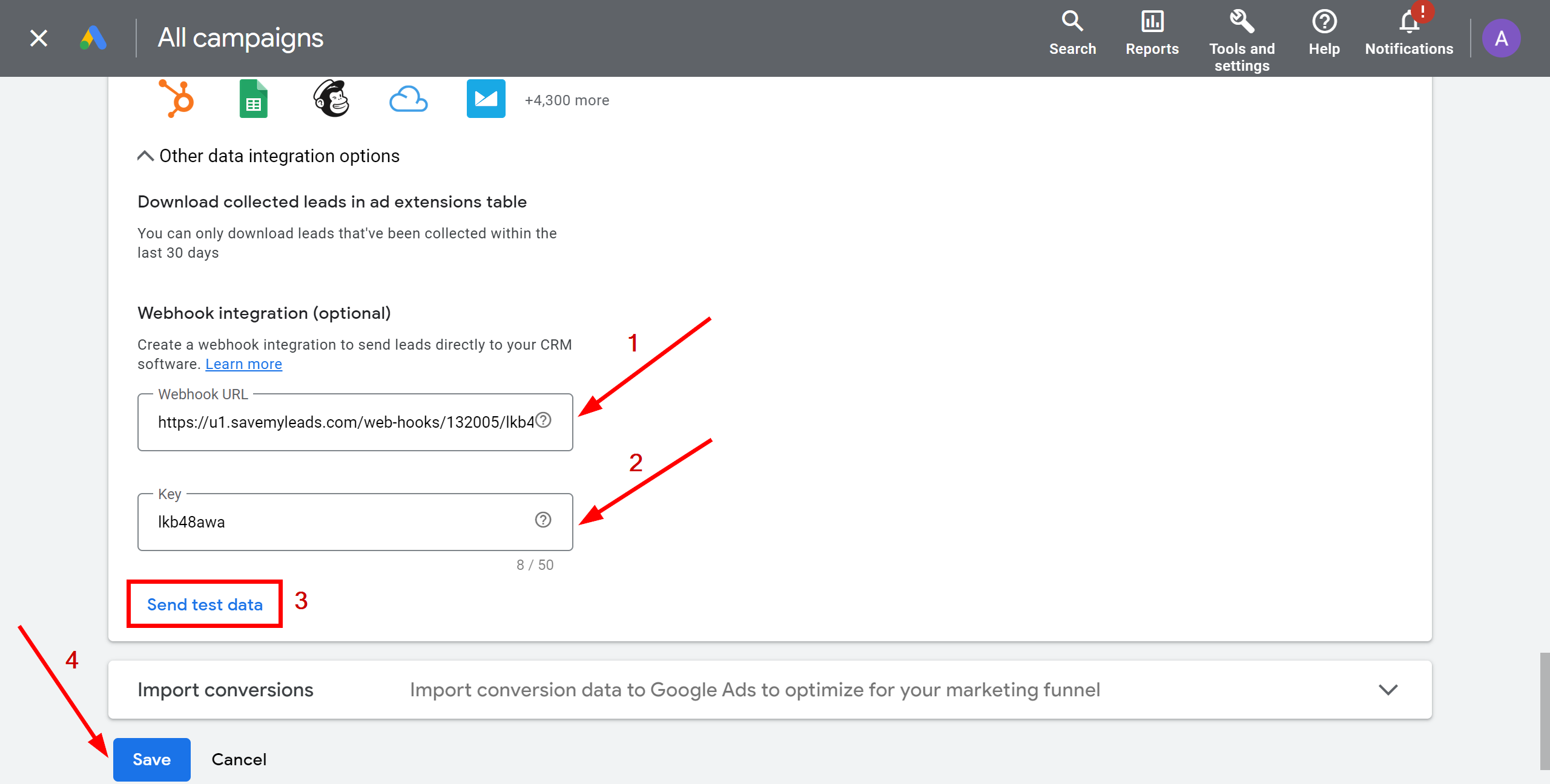 How to Connect Google Lead Form with SendFox | Data Source account connection