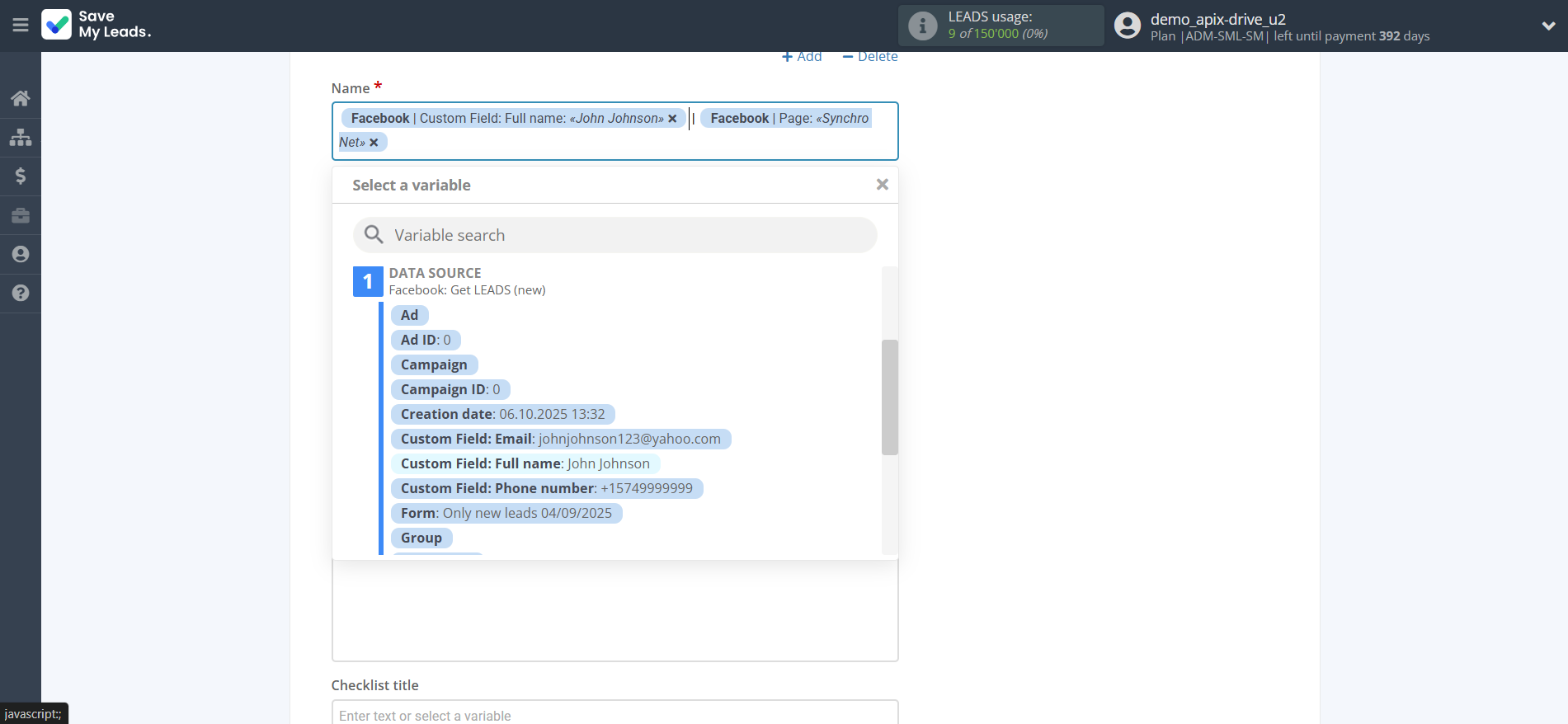 How to Connect Facebook with Trello | Assigning fields How to Connect Facebook with Trello | Assigning fields