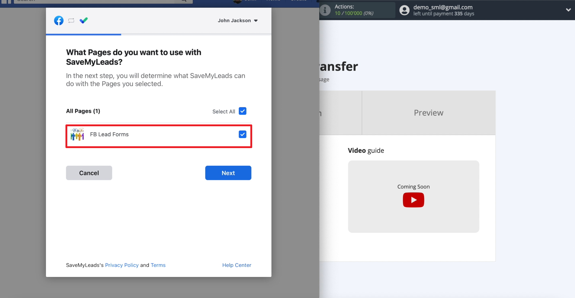 How to set up the upload of new leads from a Facebook advertising account in Telegram | We connect the page