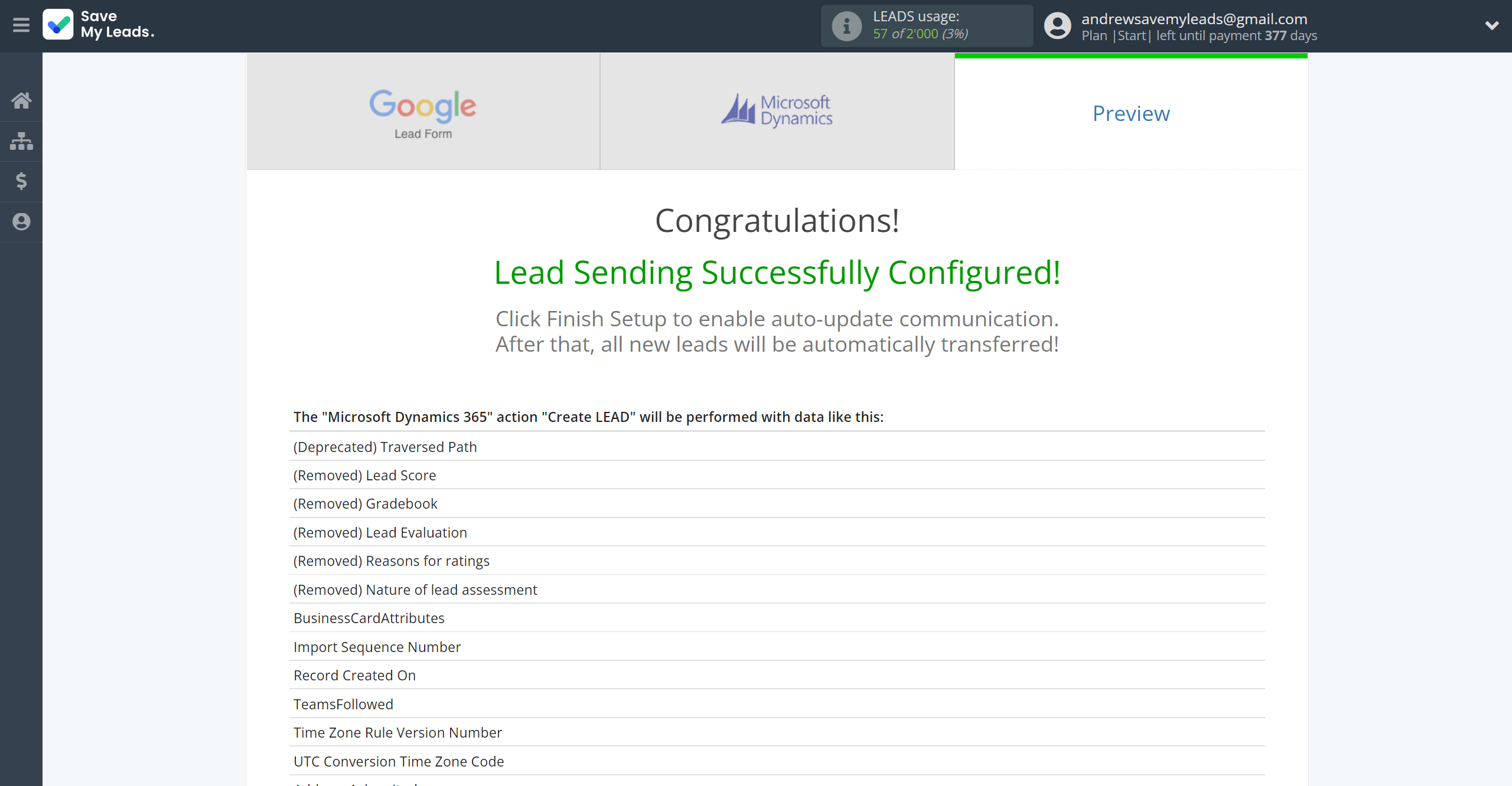 How to Connect Google Lead Form with Microsoft Dynamics 365 Create Lead | Test data