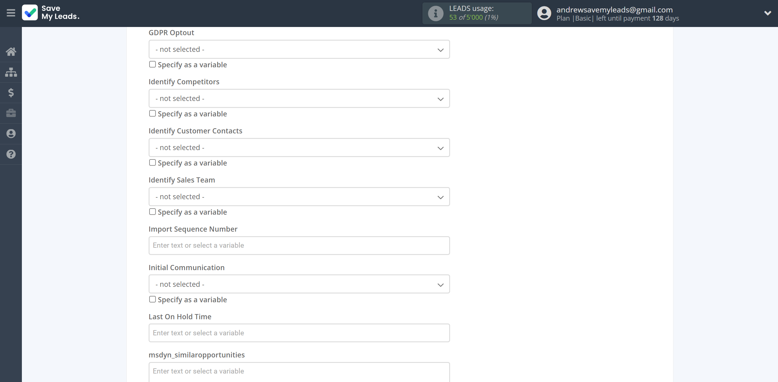 How to Connect TikTok with Microsoft Dynamics 365 Create Opportunity | Assigning fields