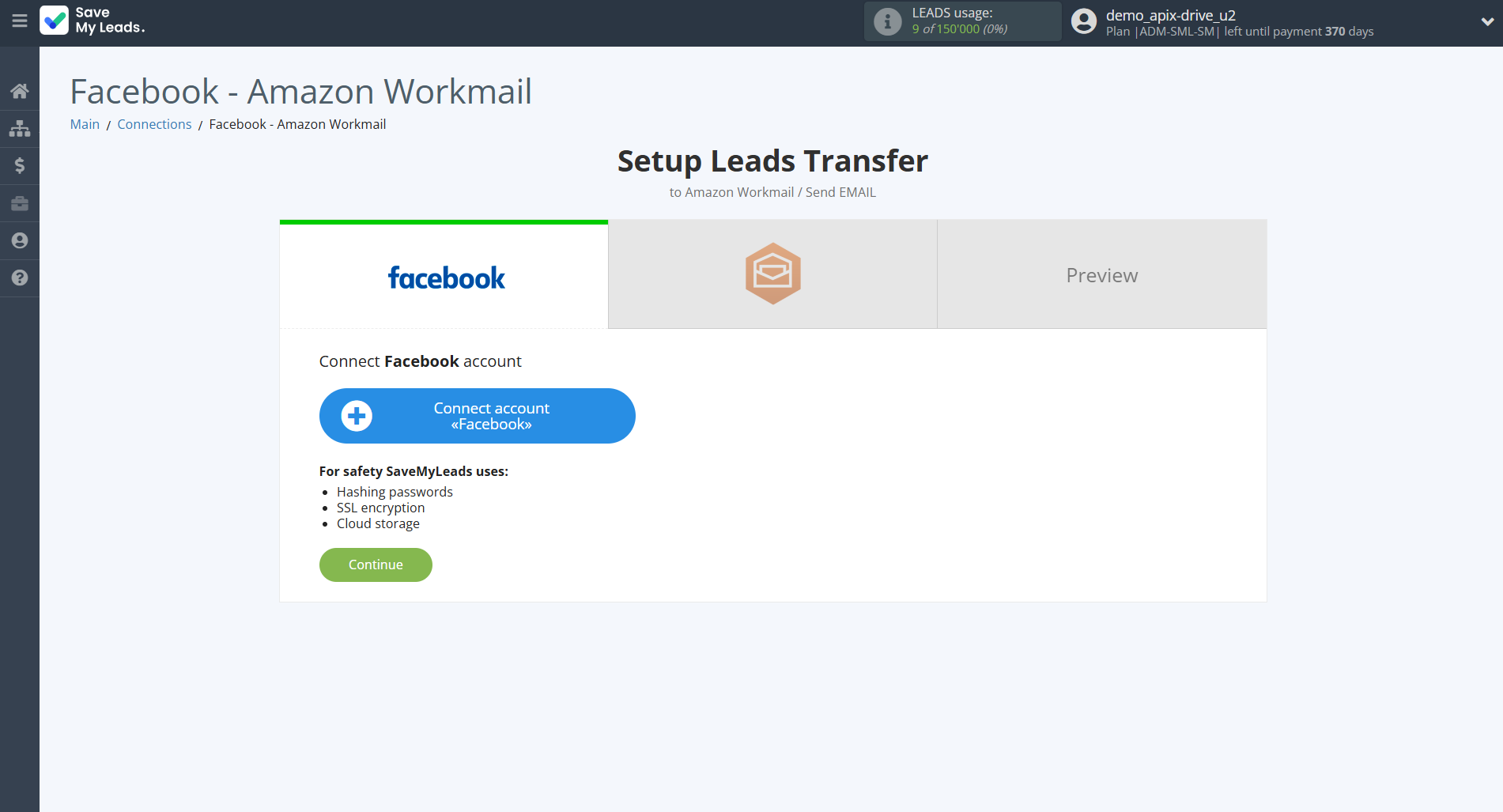 How to Connect Facebook with Amazon Workmail | Data Source account connection How to Connect Facebook with Amazon Workmail | Data Source account connection