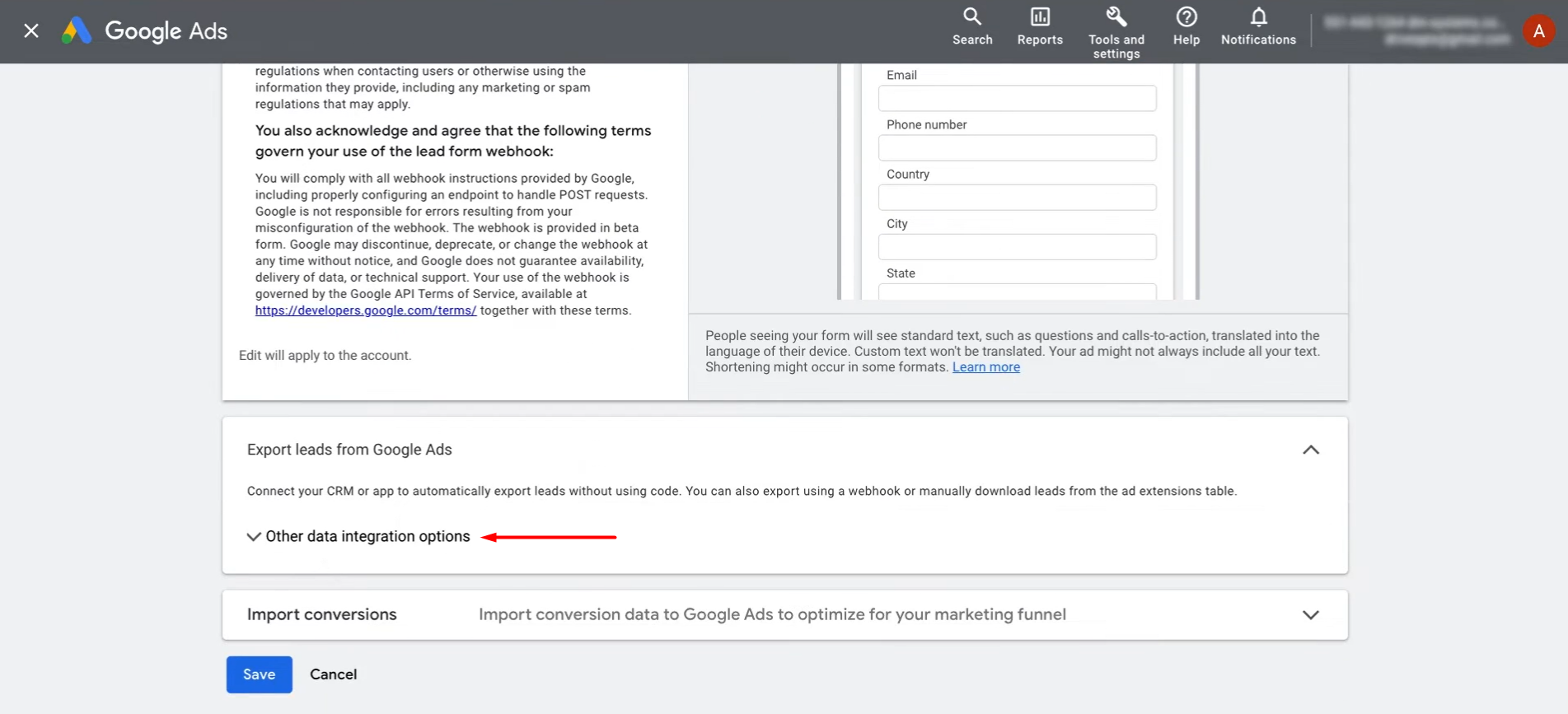 Other data integration options Other data integration options