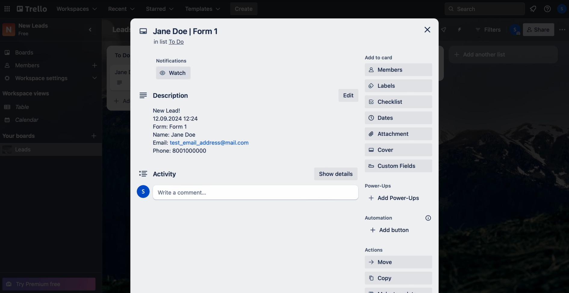 Go to Trello and check the result Go to Trello and check the result