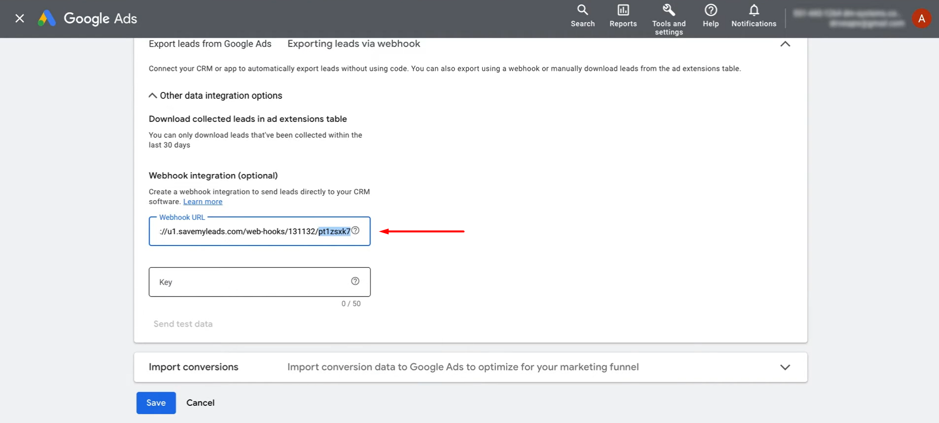 Copy the last part of the URL Copy the last part of the URL
