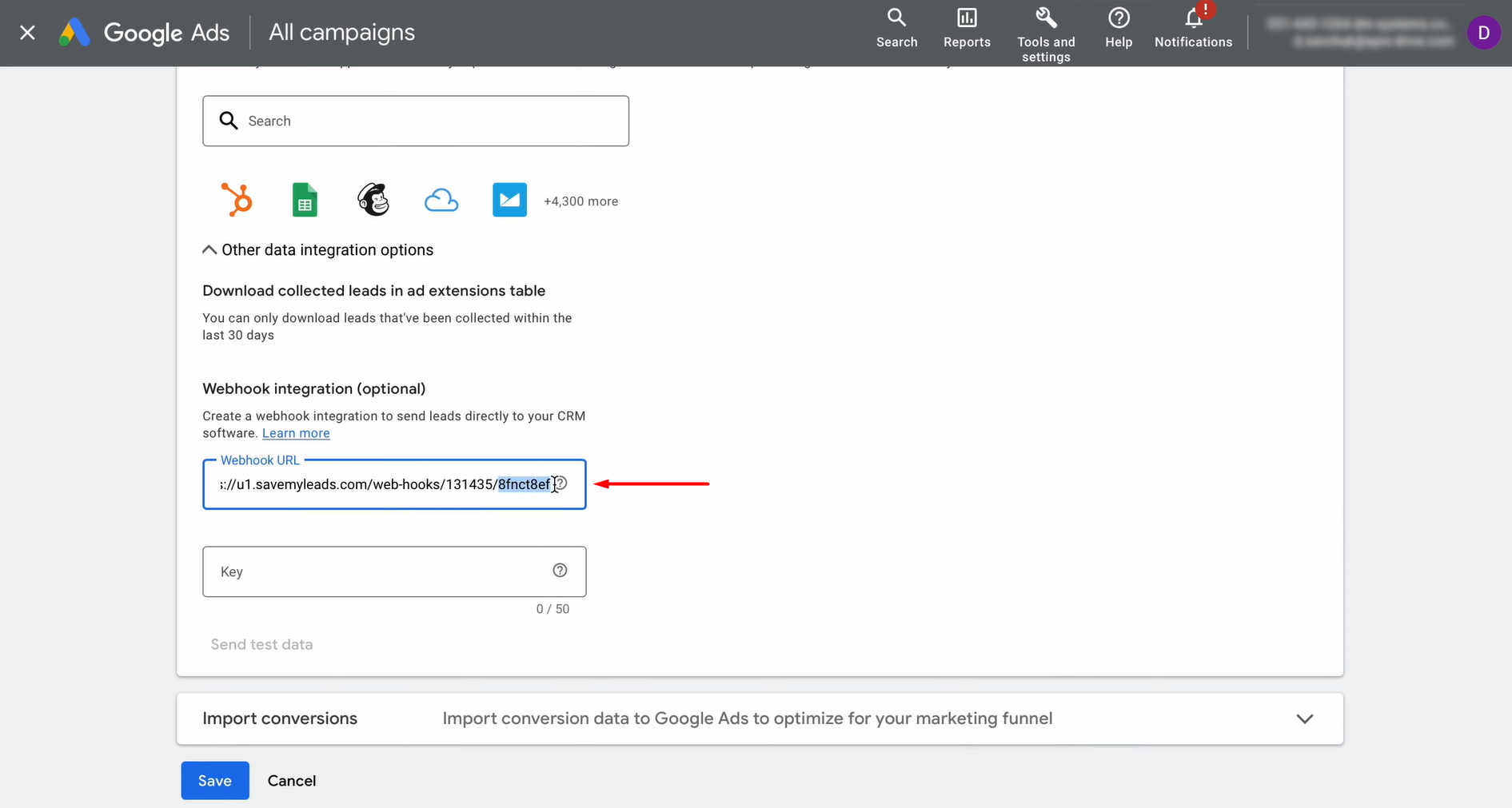 Copy the final segment of the URL Copy the final segment of the URL