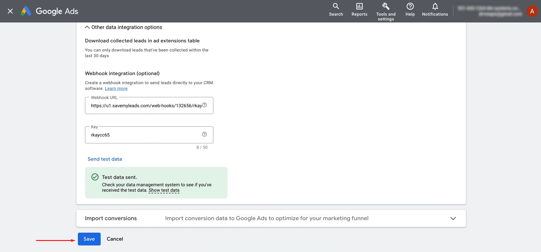 Google Lead Form and Smartsheet integration | Save changes Google Lead Form and Smartsheet integration | Save changes