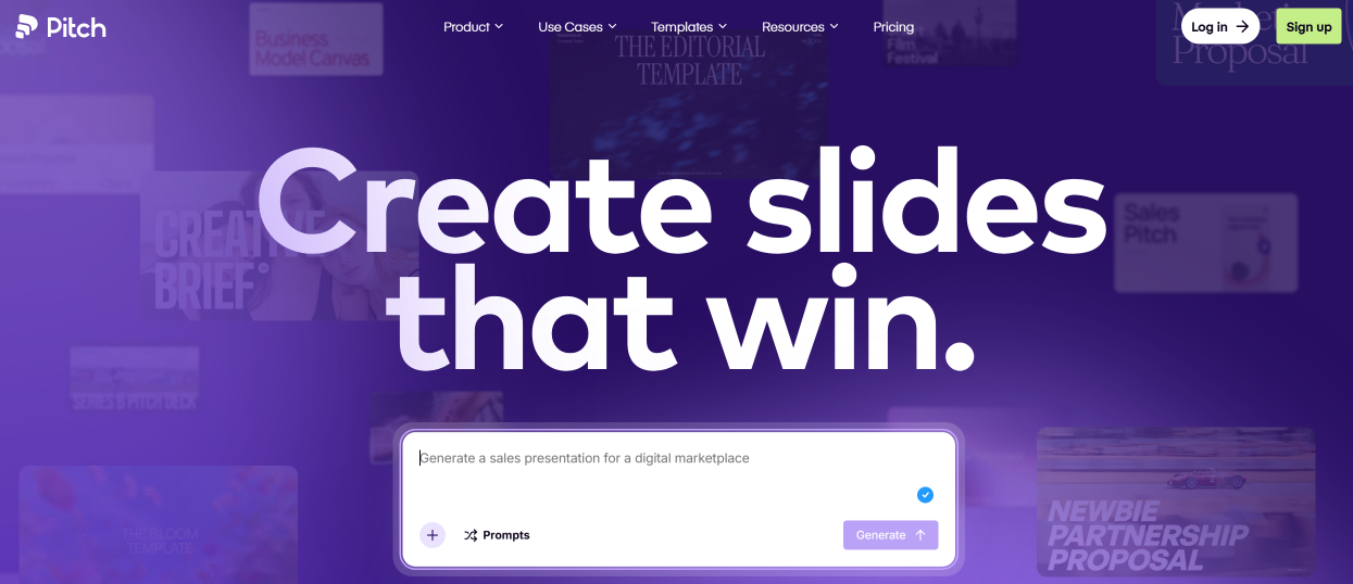 Pitch website