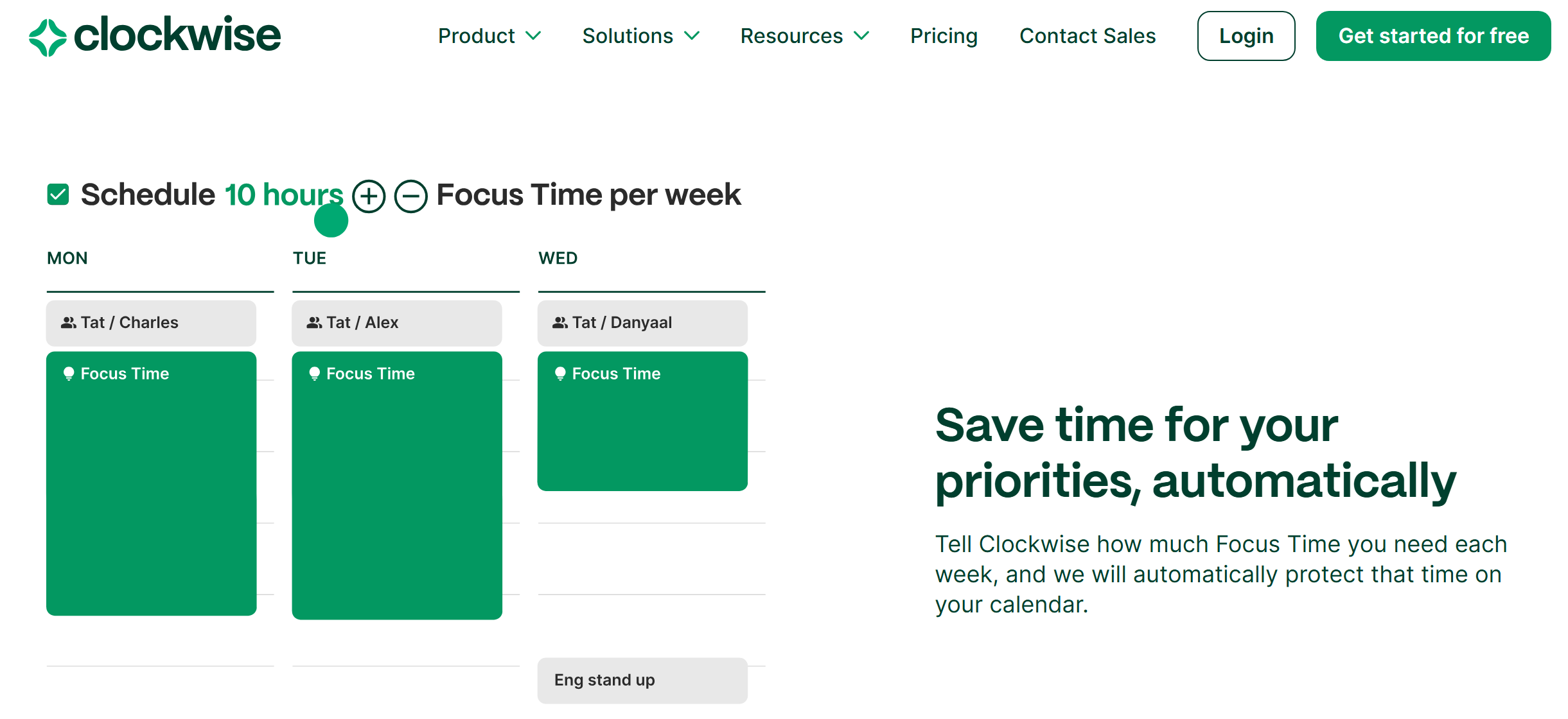 Clockwise website Clockwise website