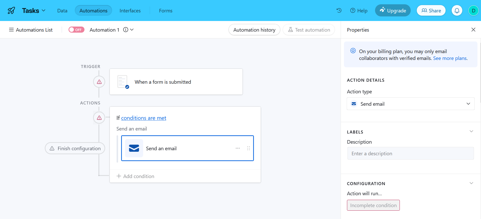 Automation in Airtable Automation in Airtable