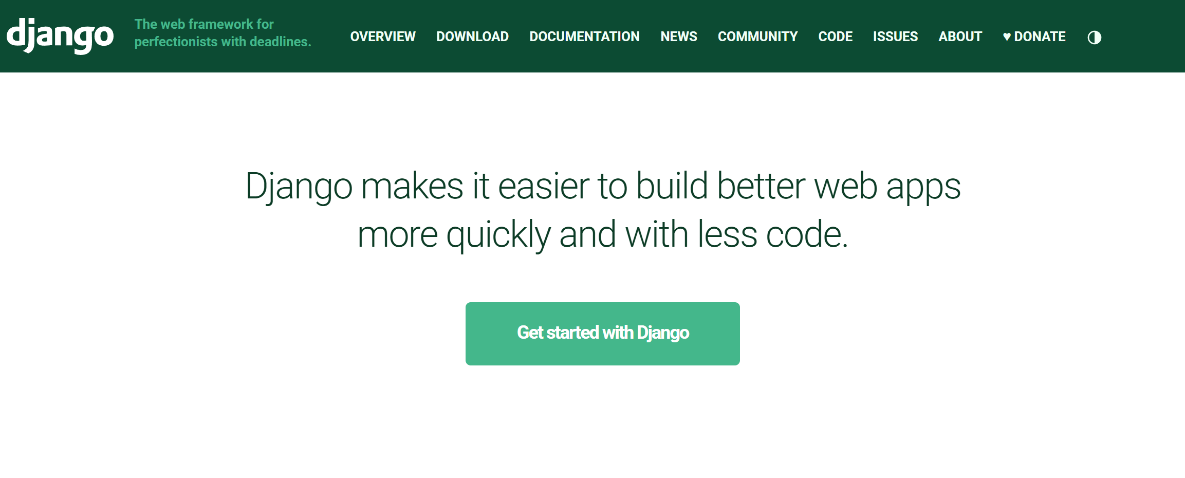 Django framework website