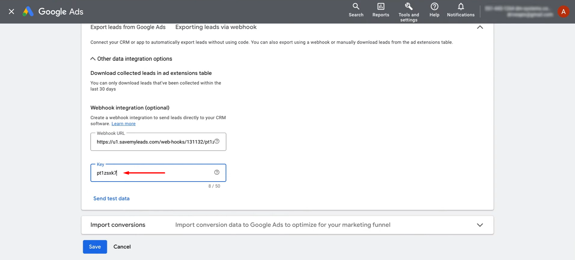 Use the last part of the copied URL as a key Use the last part of the copied URL as a key