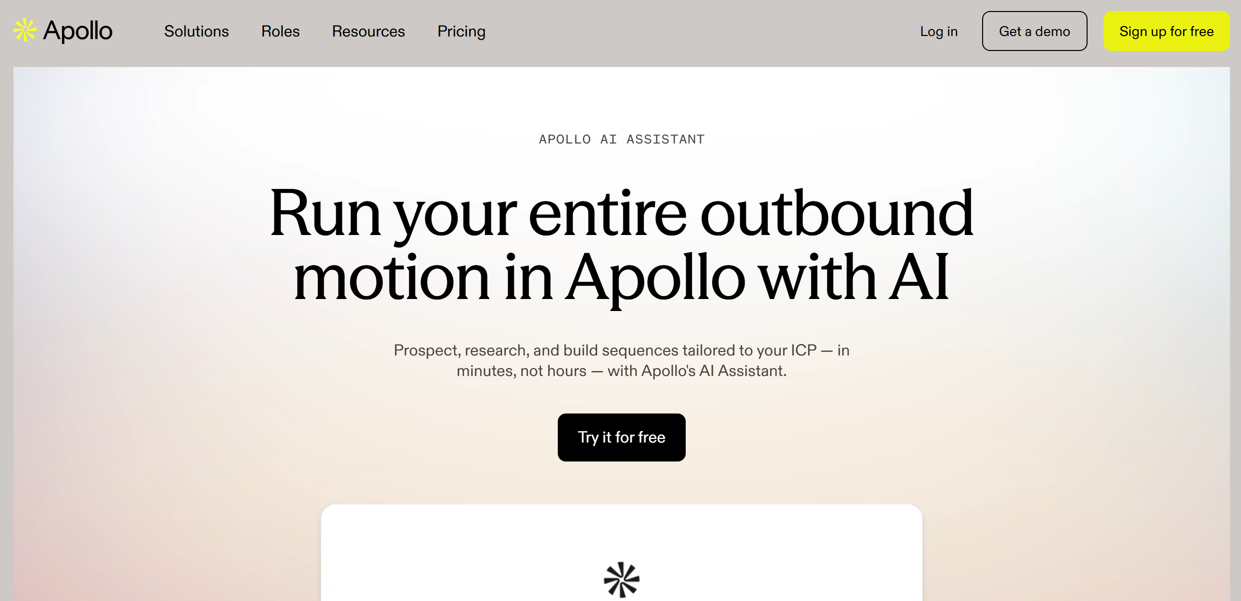 Apollo website