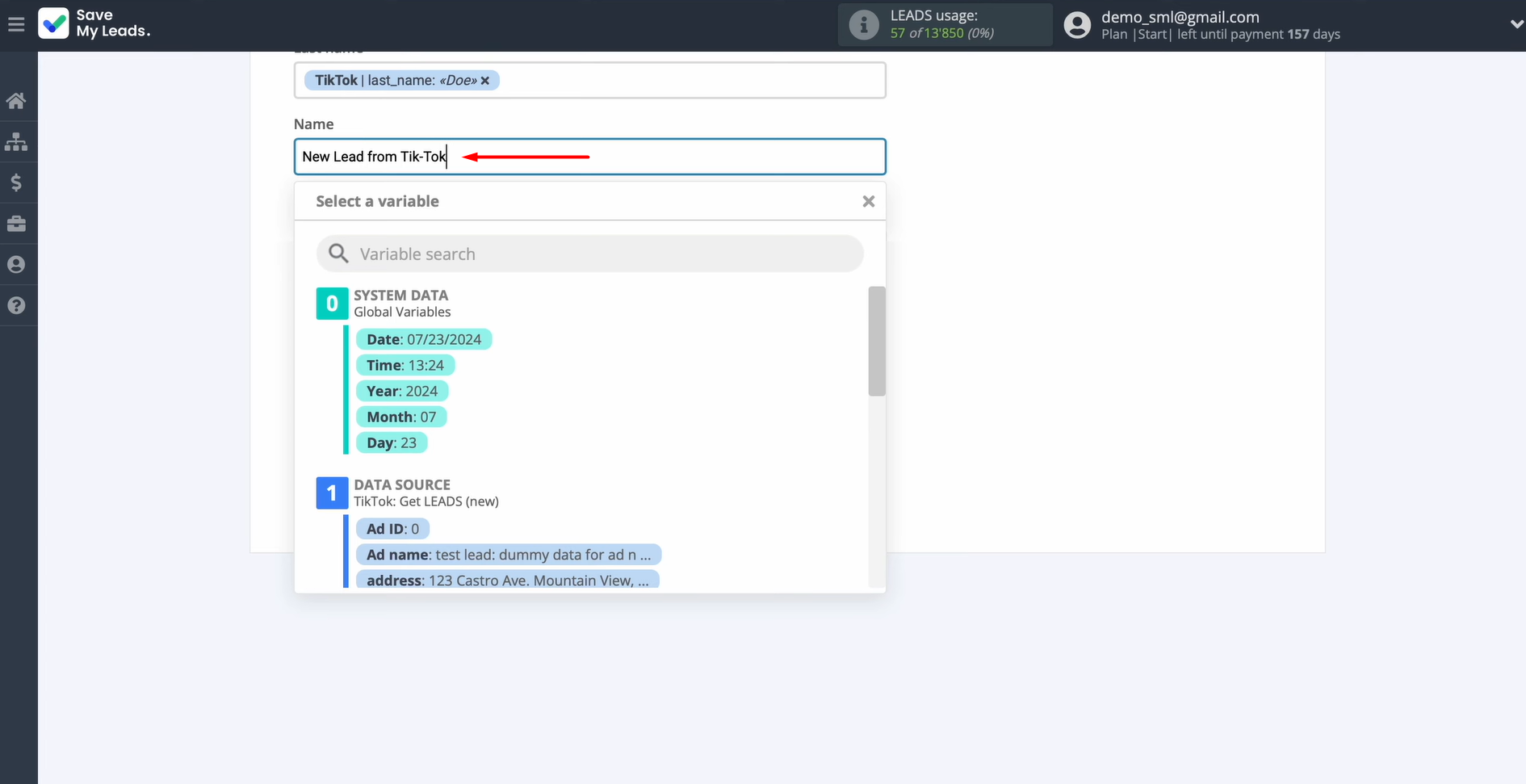 You can also enter data manually You can also enter data manually