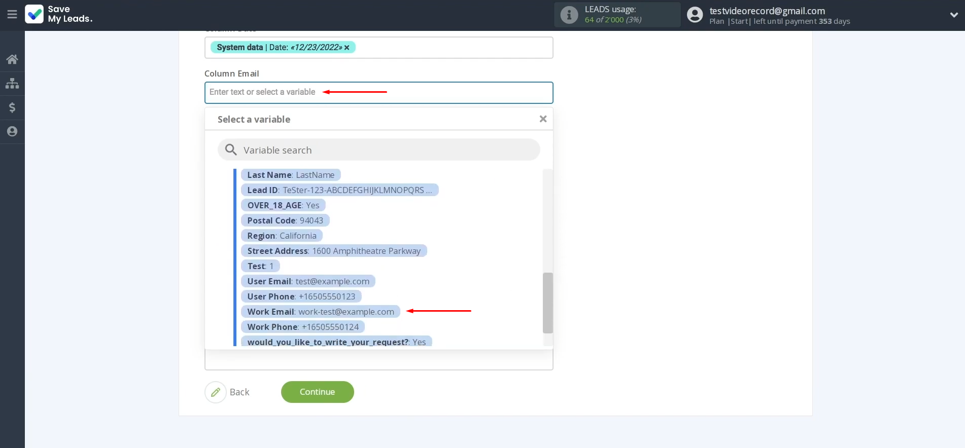 Smartsheet and Google Lead Form integration | Assign variables from a lead form to Smartsheet fields Smartsheet and Google Lead Form integration | Assign variables from a lead form to Smartsheet fields