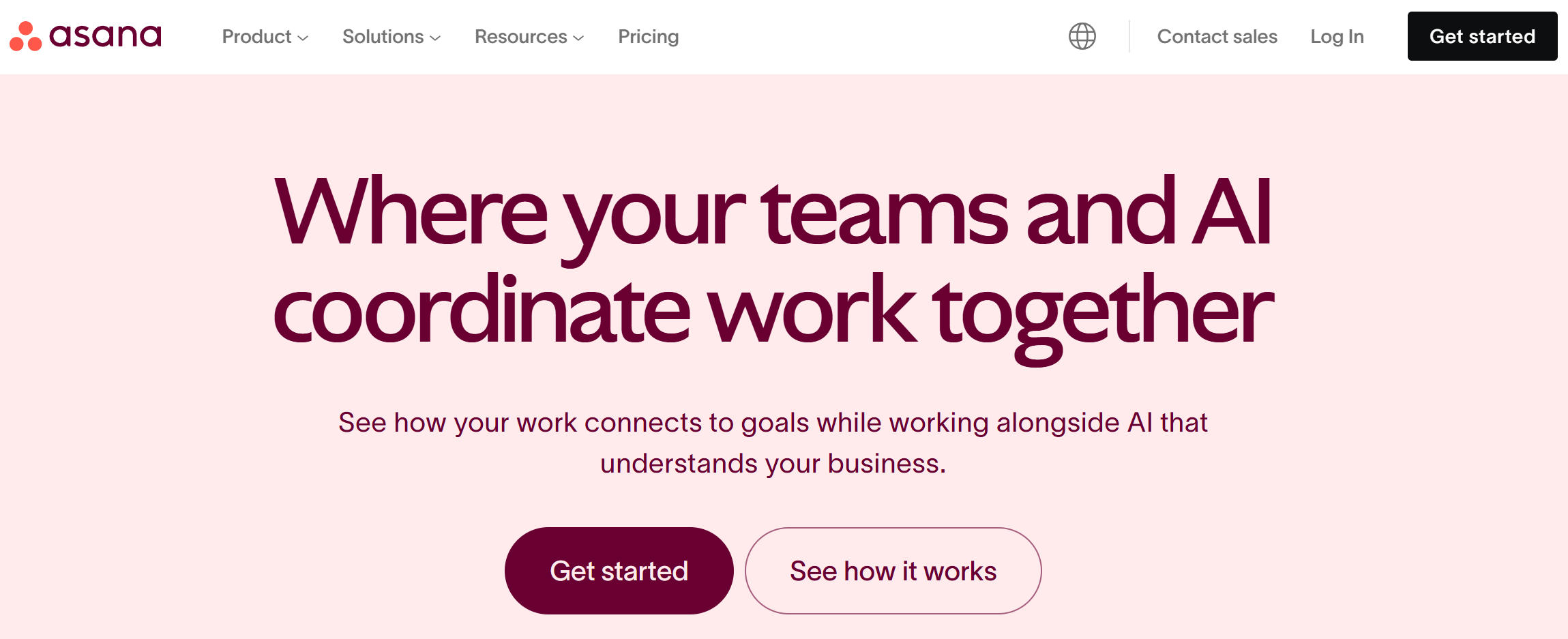 Asana website Asana website