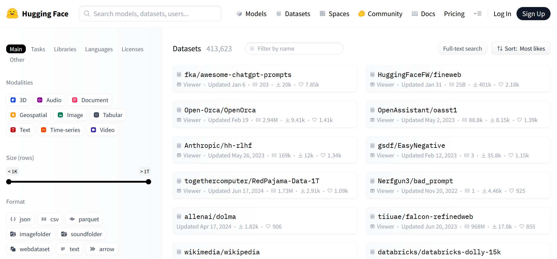 Hugging Face | Datasets Hugging Face | Datasets