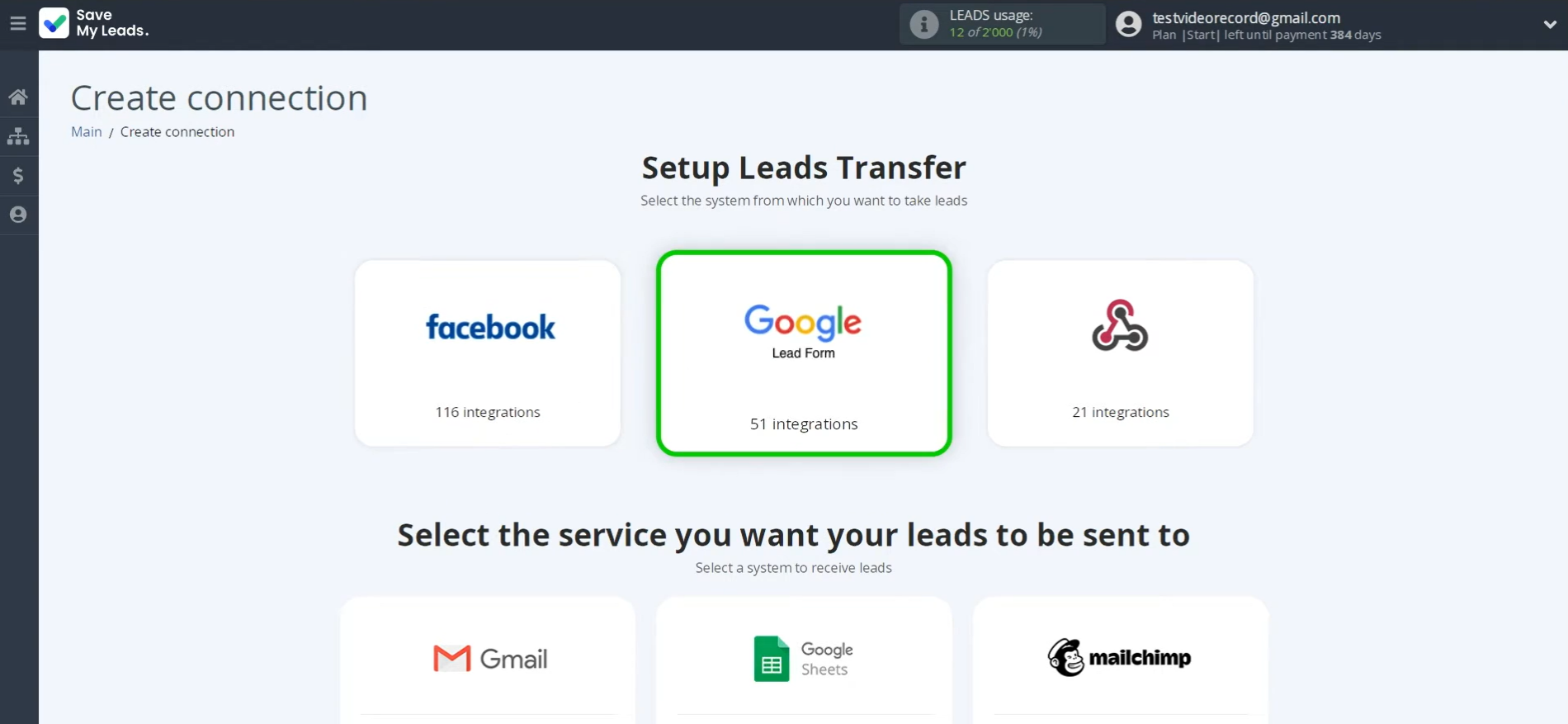Select Google Lead Form Select Google Lead Form