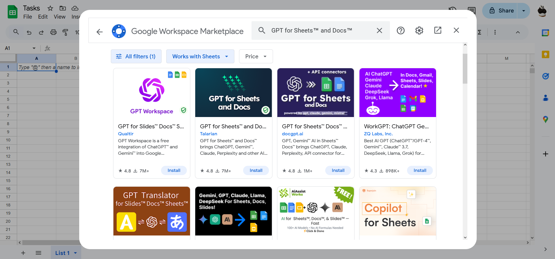 AI plugins in Google Workspace Marketplace AI plugins in Google Workspace Marketplace