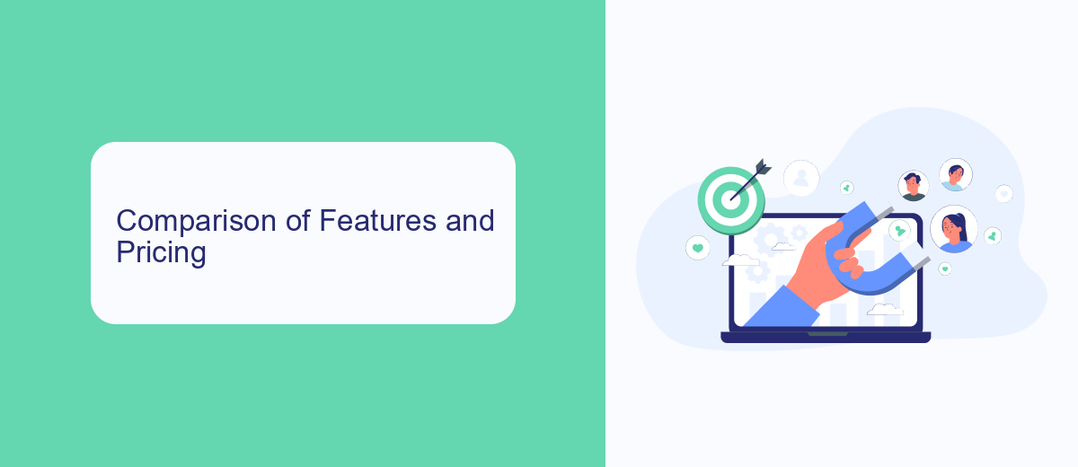 Comparison of Features and Pricing Comparison of Features and Pricing
