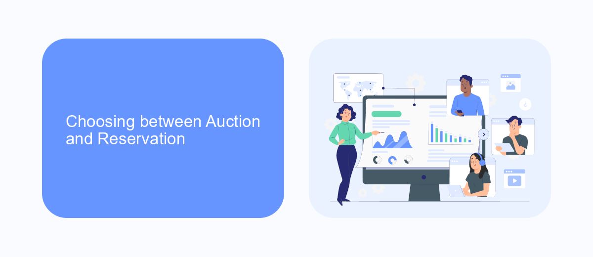 Choosing between Auction and Reservation Choosing between Auction and Reservation